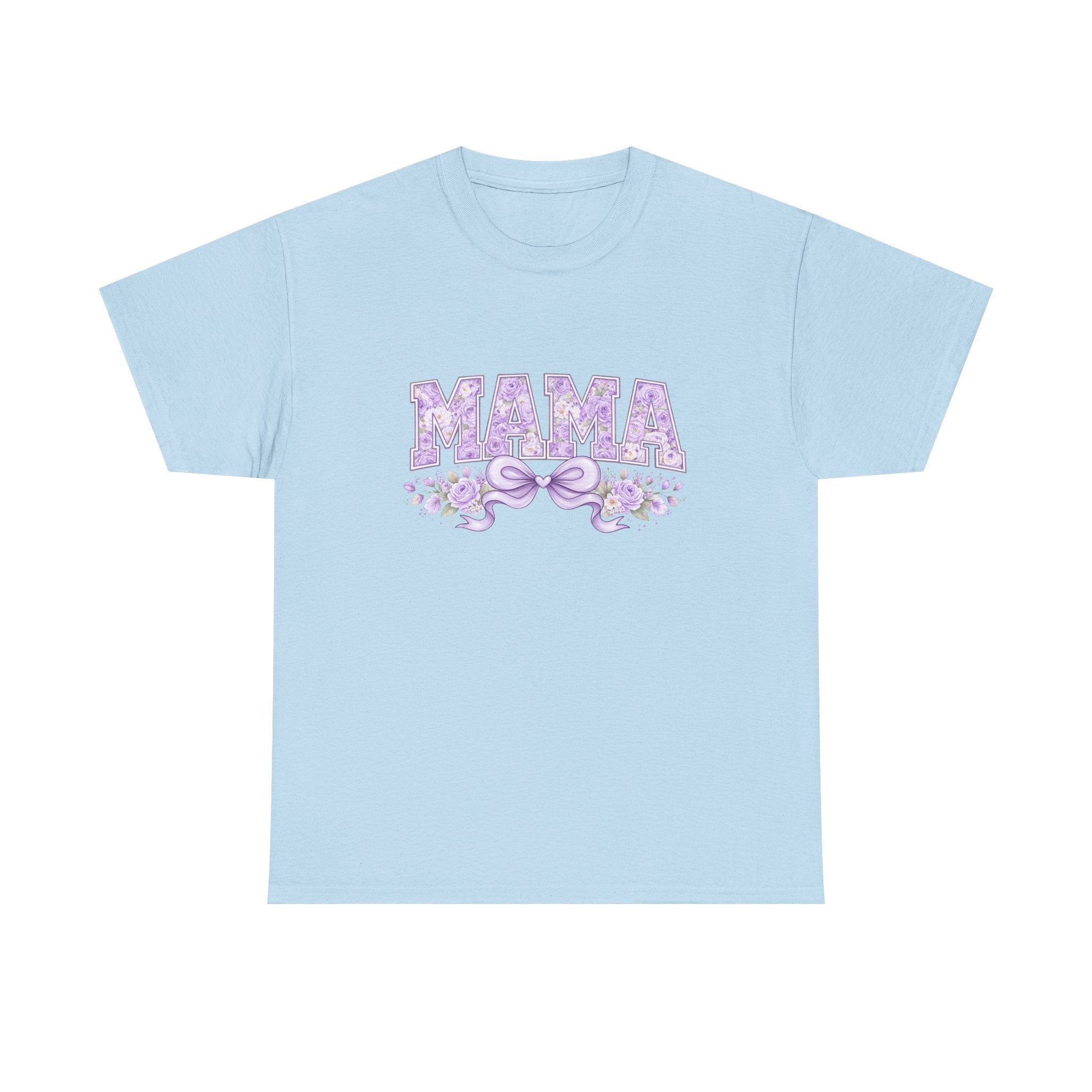Mama Floral Tee — Lavender 'MAMA' Mother's Day Shirt