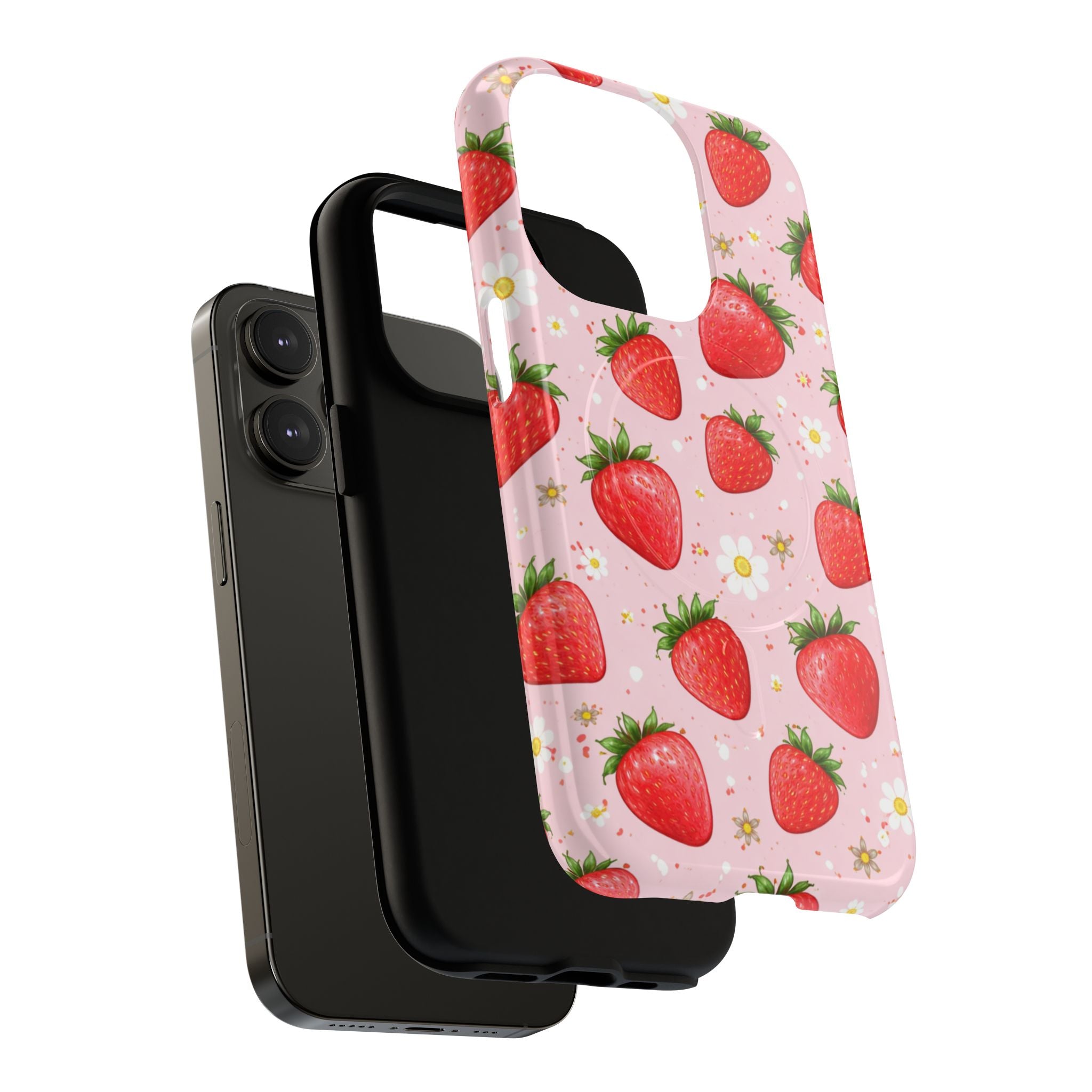 Strawberry iPhone Case – MagSafe Compatible