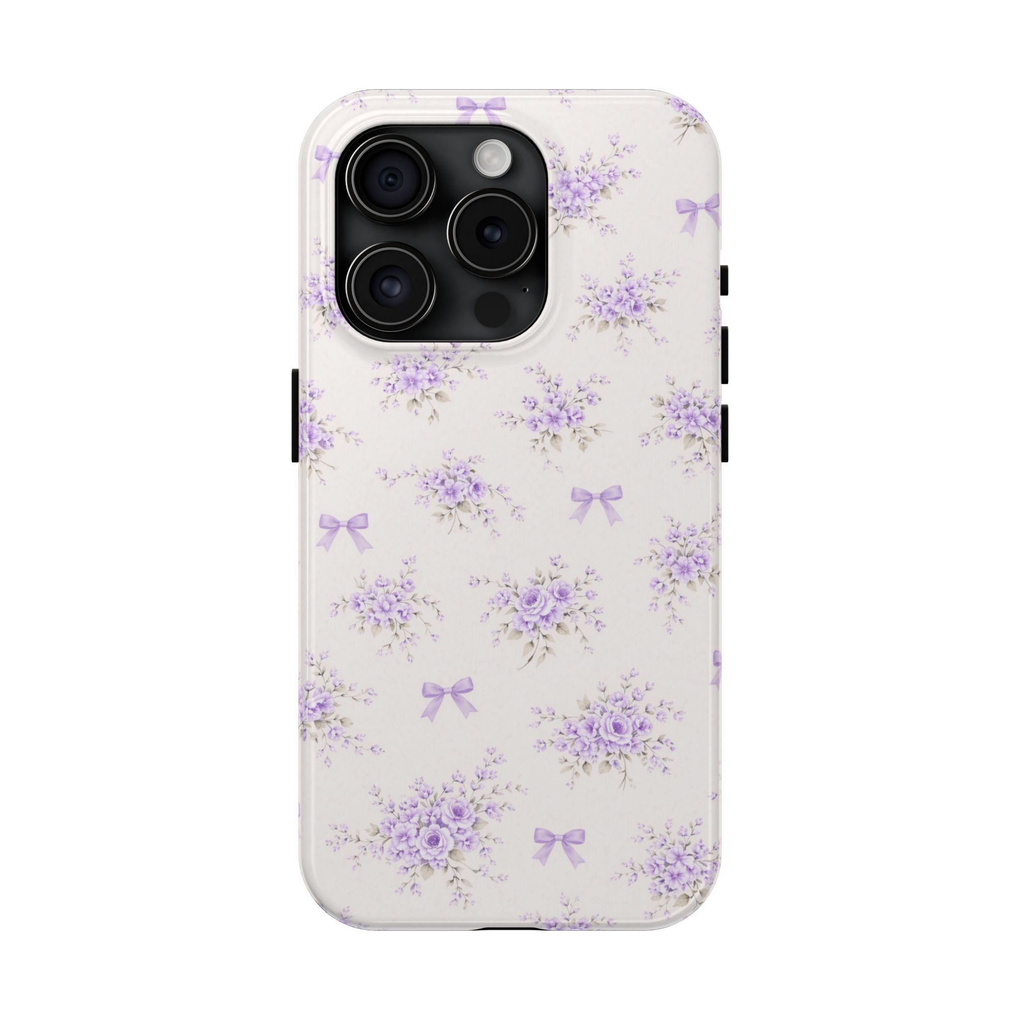 Lavender Floral Bouquet iPhone Case | Tough Phone Case