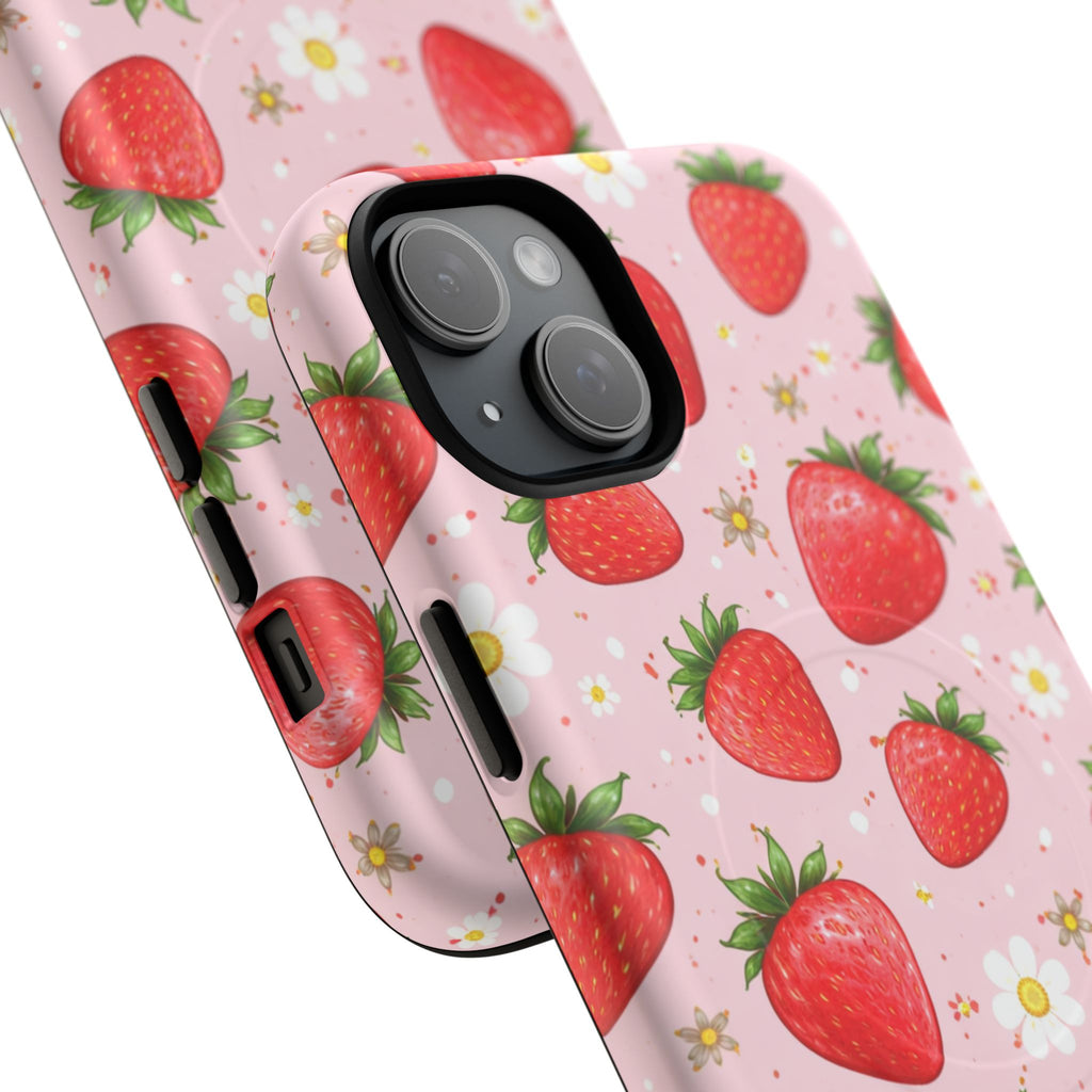 Strawberry iPhone Case – MagSafe Compatible