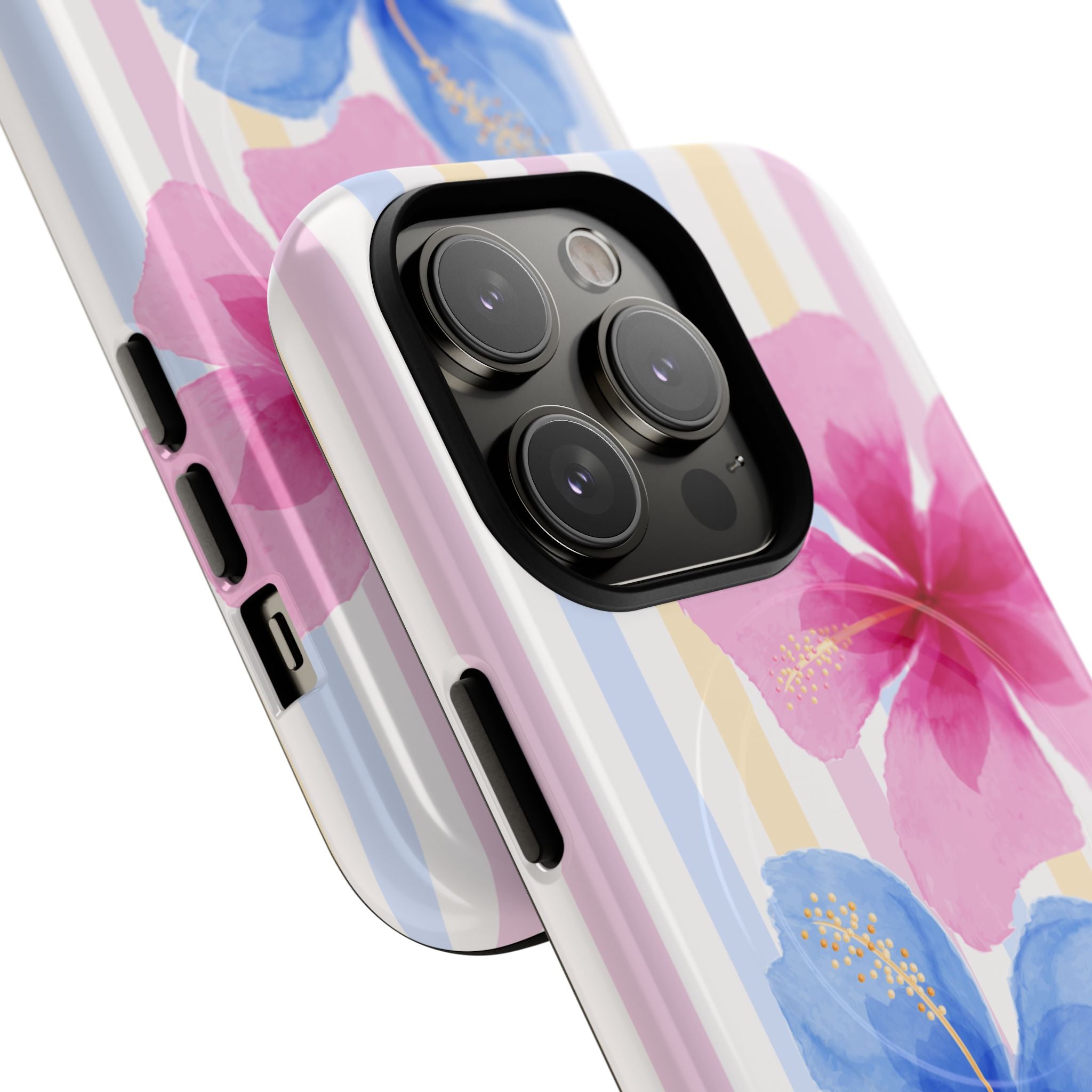 Floral Hibiscus iPhone Case – MagSafe Compatible