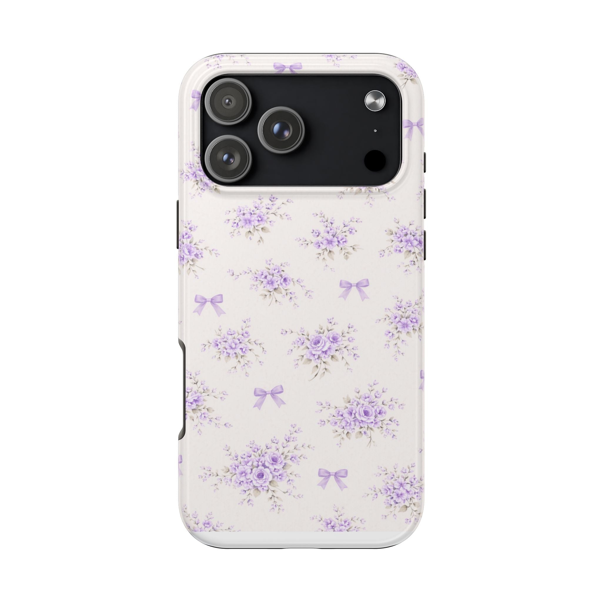 Lavender Floral Bouquet iPhone Case | Tough Phone Case