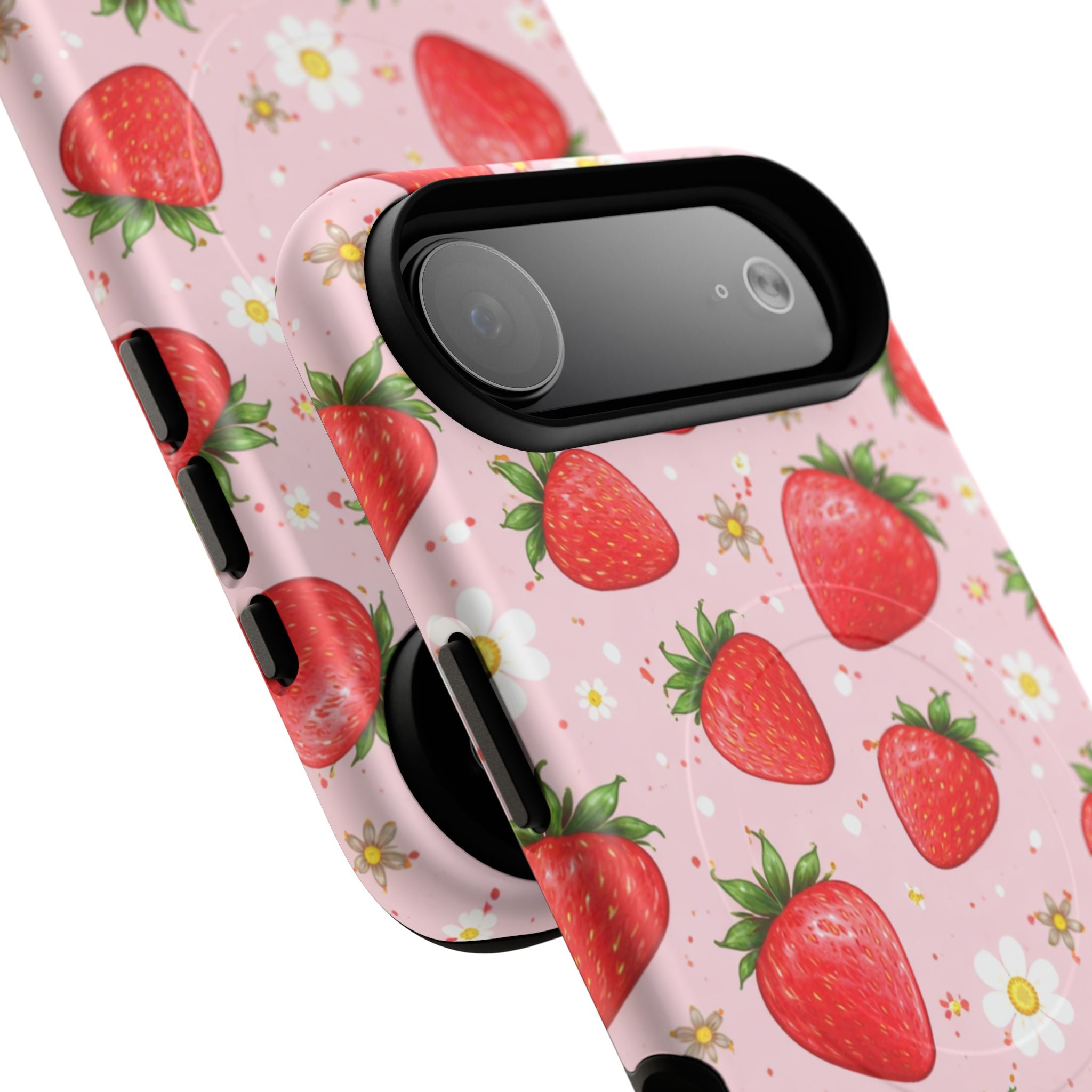 Strawberry iPhone Case – MagSafe Compatible
