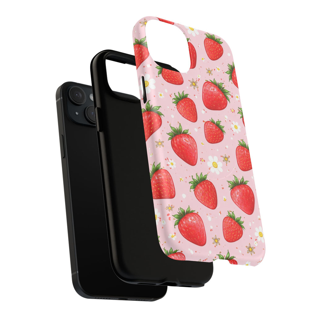 Strawberry iPhone Case – MagSafe Compatible