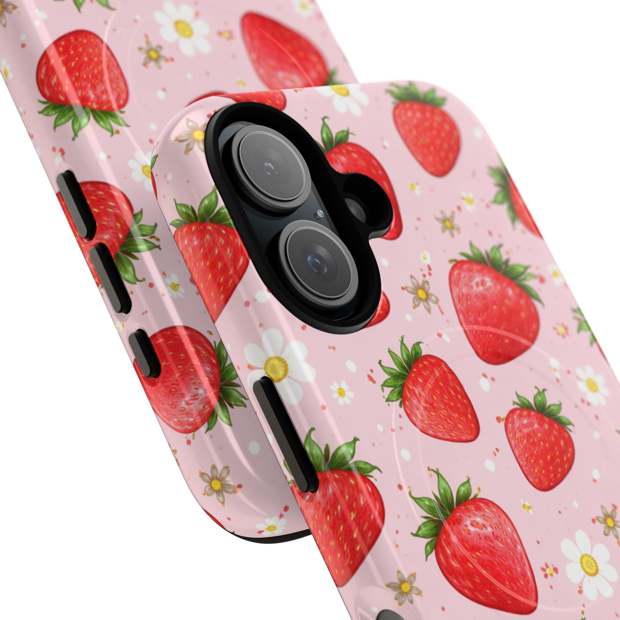 Strawberry iPhone Case – MagSafe Compatible