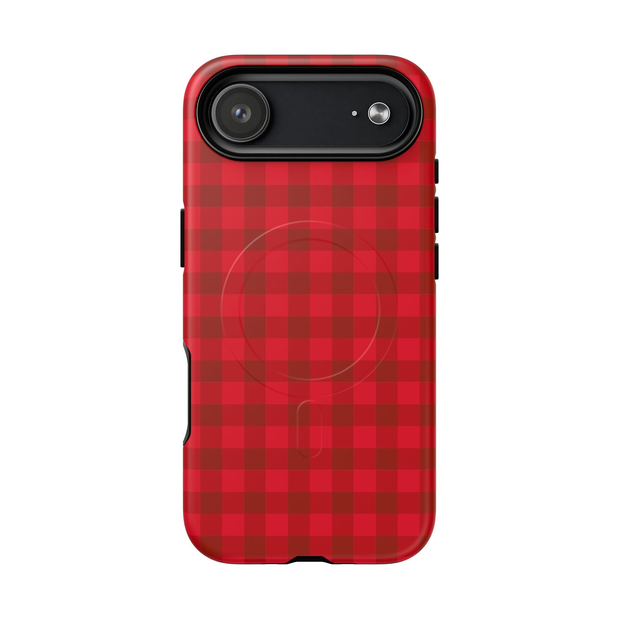 Red Buffalo Plaid iPhone Case – MagSafe Compatible
