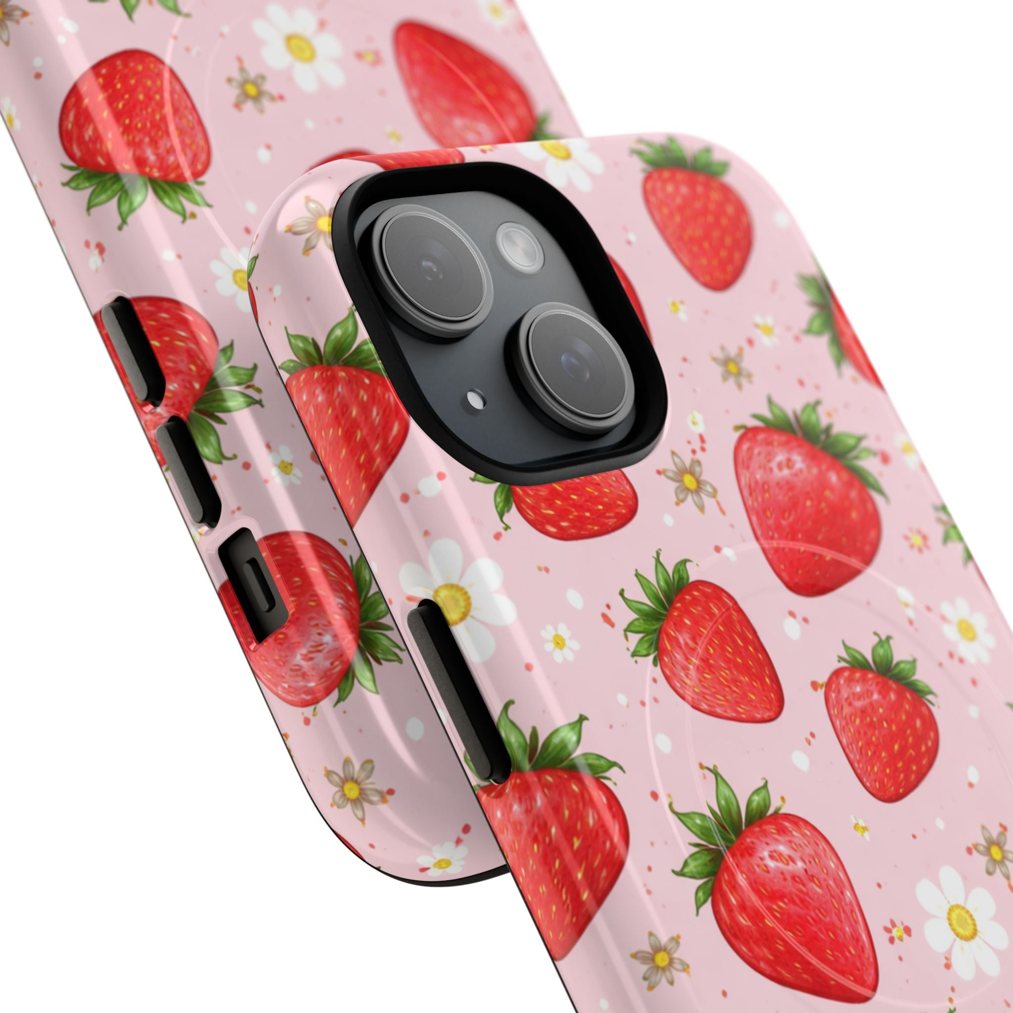 Strawberry iPhone Case – MagSafe Compatible