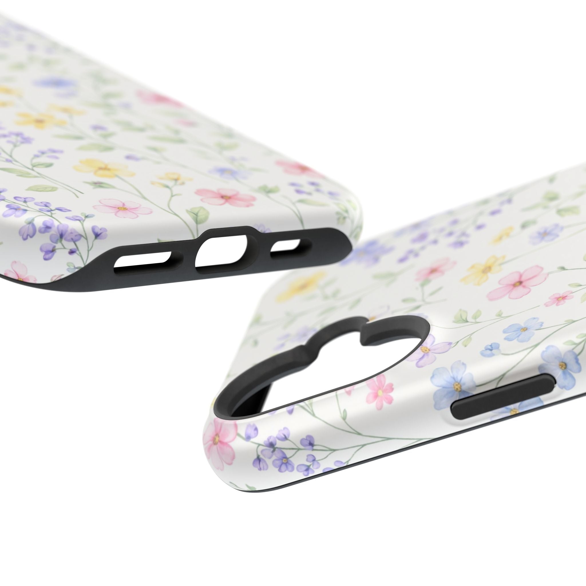 Pastel Wildflower Pattern iPhone Case | Magnetic Impact-Resistant Case