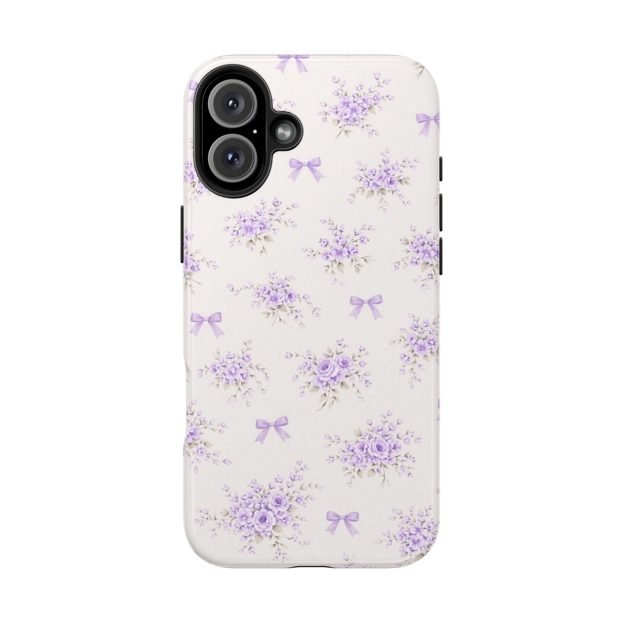 Lavender Floral Bouquet iPhone Case | Tough Phone Case