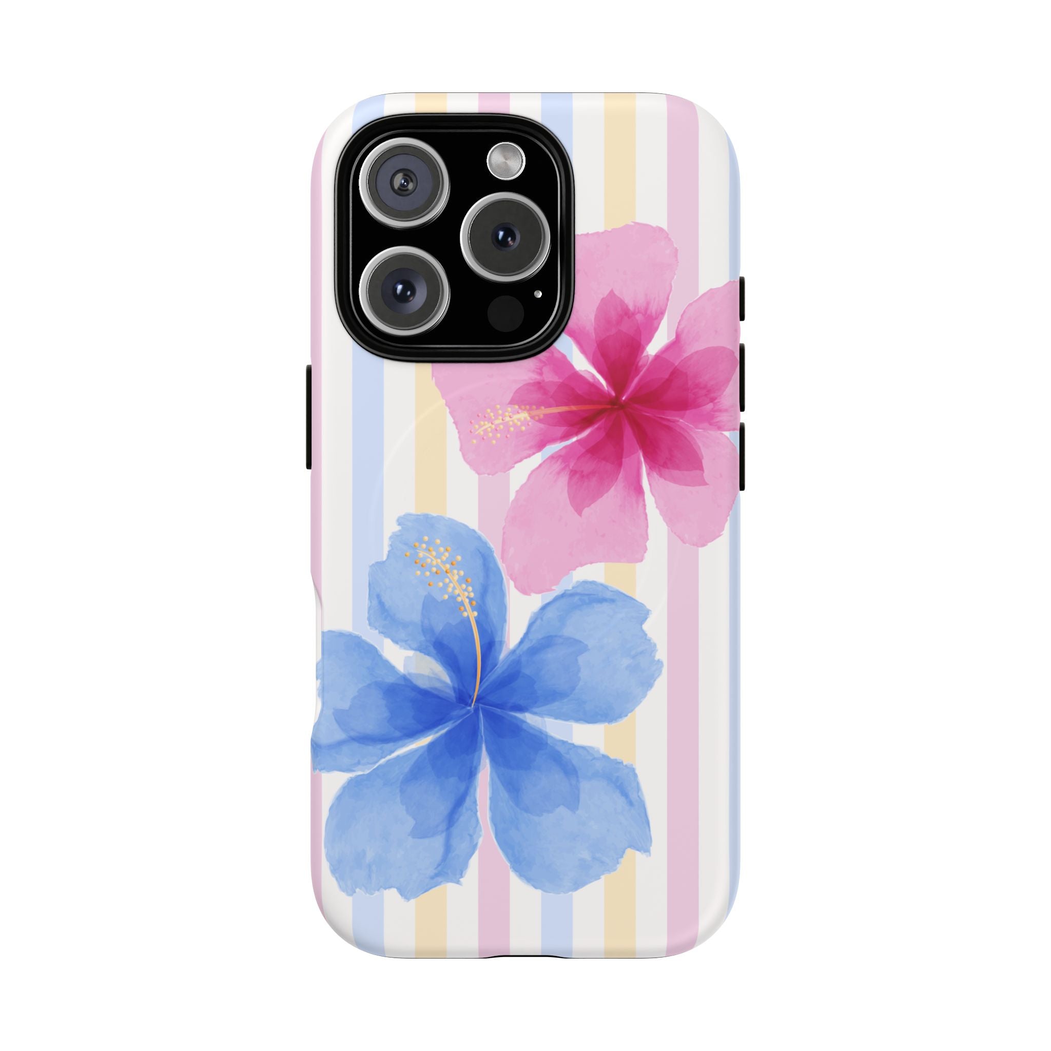 Floral Hibiscus iPhone Case – MagSafe Compatible