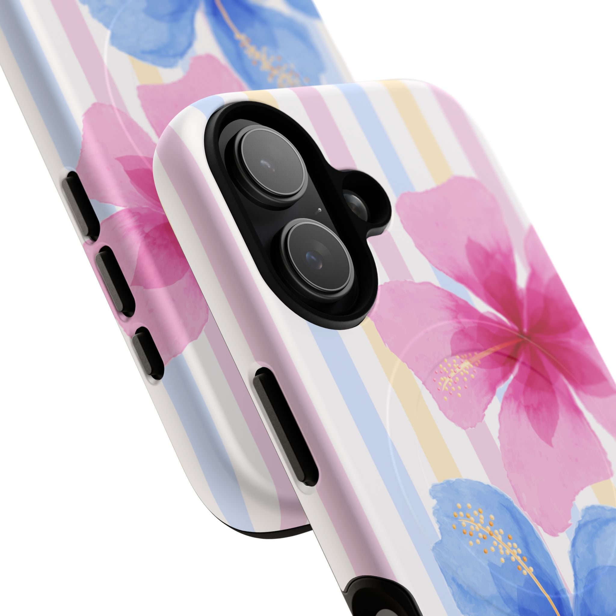 Floral Hibiscus iPhone Case – MagSafe Compatible