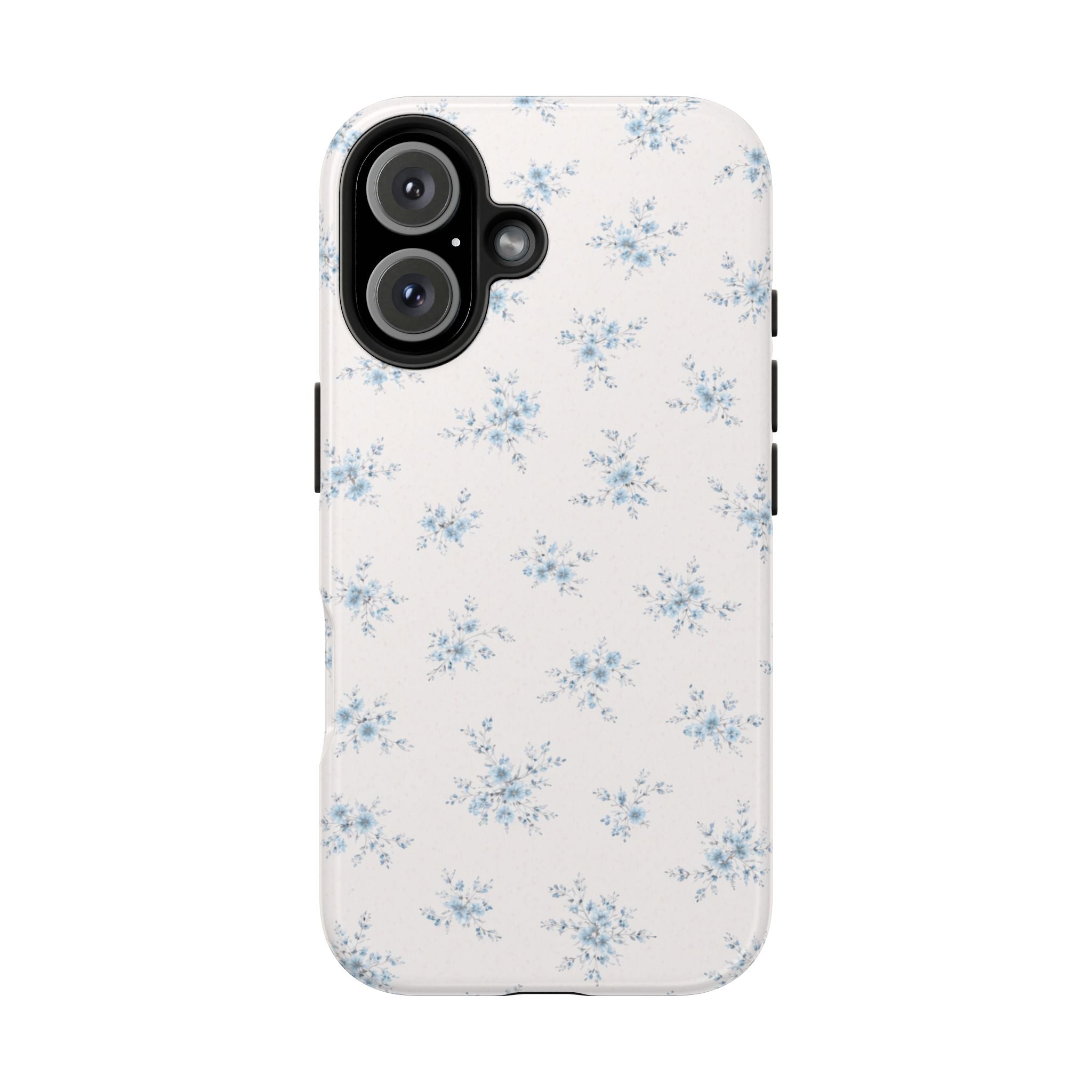Blue Floral Sprig iPhone Case | Tough Phone Case
