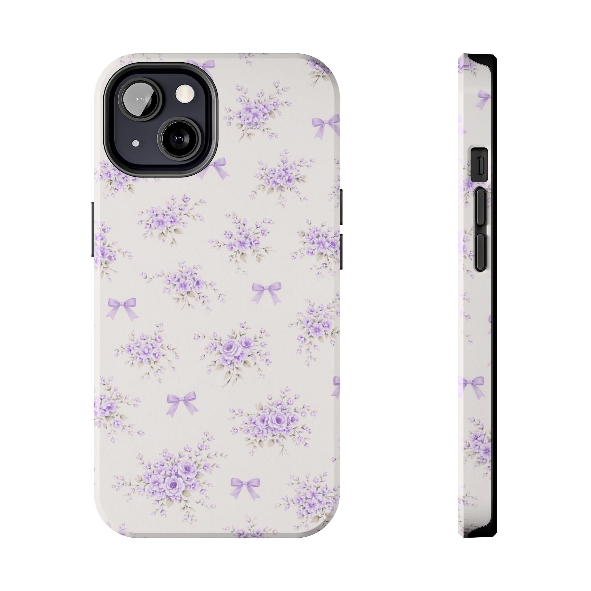 Lavender Floral Bouquet iPhone Case | Tough Phone Case