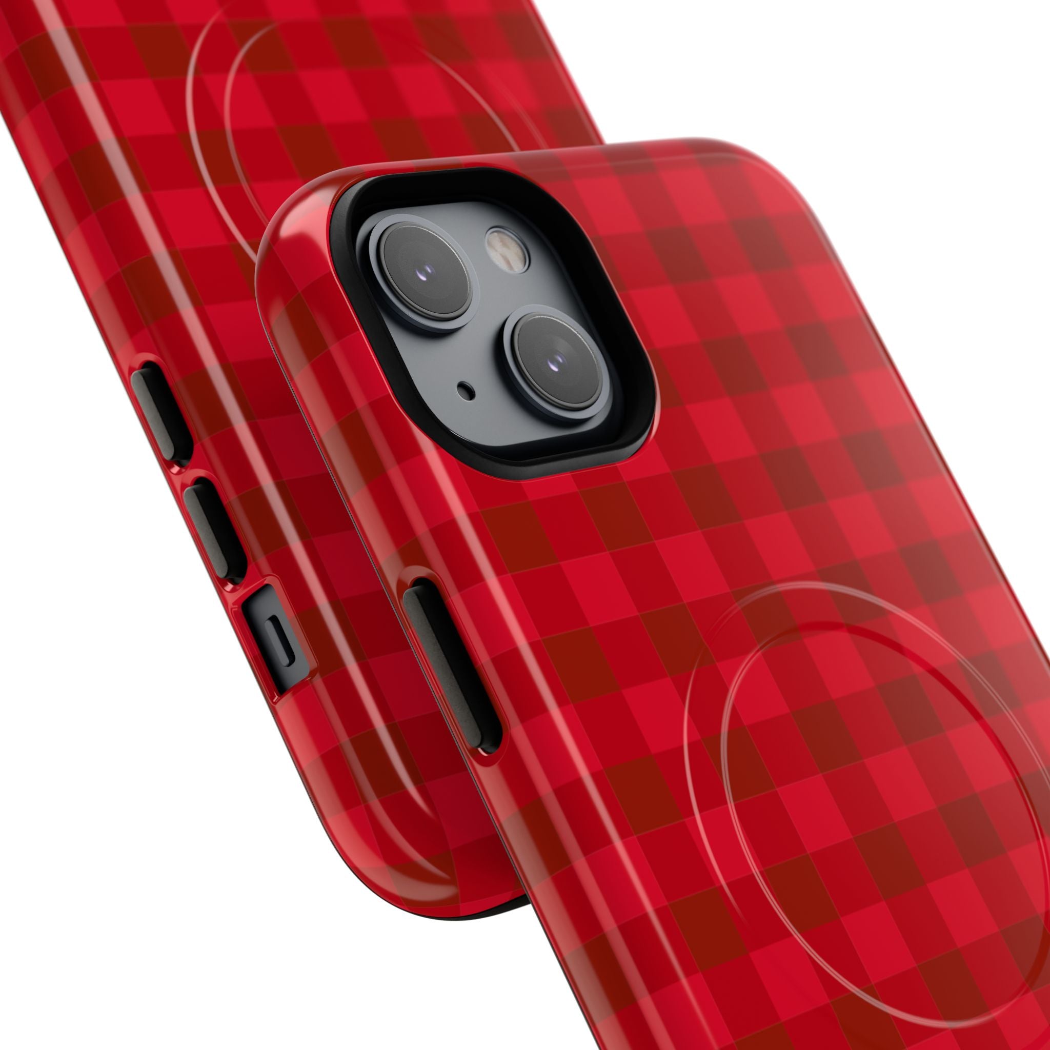 Red Buffalo Plaid iPhone Case – MagSafe Compatible