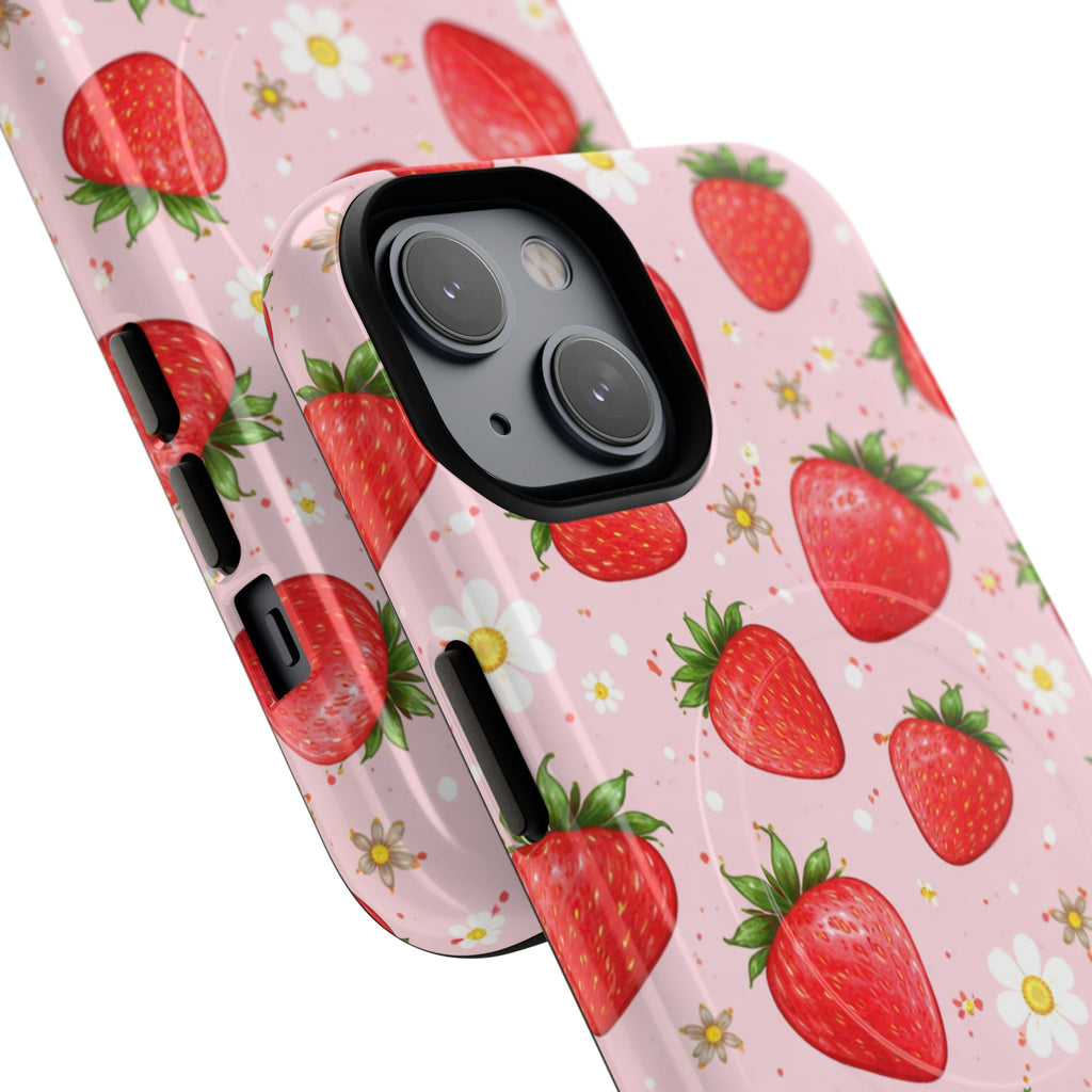 Strawberry iPhone Case – MagSafe Compatible