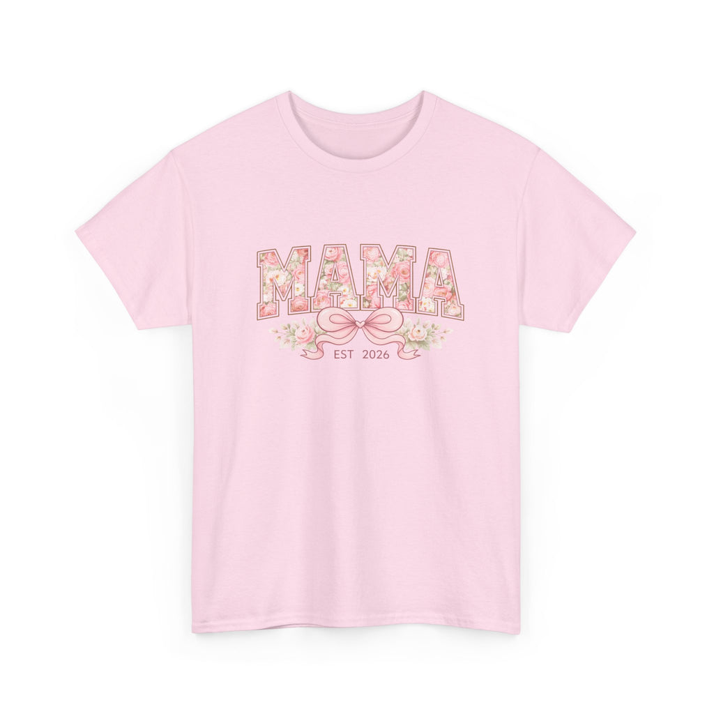 Mama Est. 2024 Floral T-Shirt — Mother's Day New Mom Gift