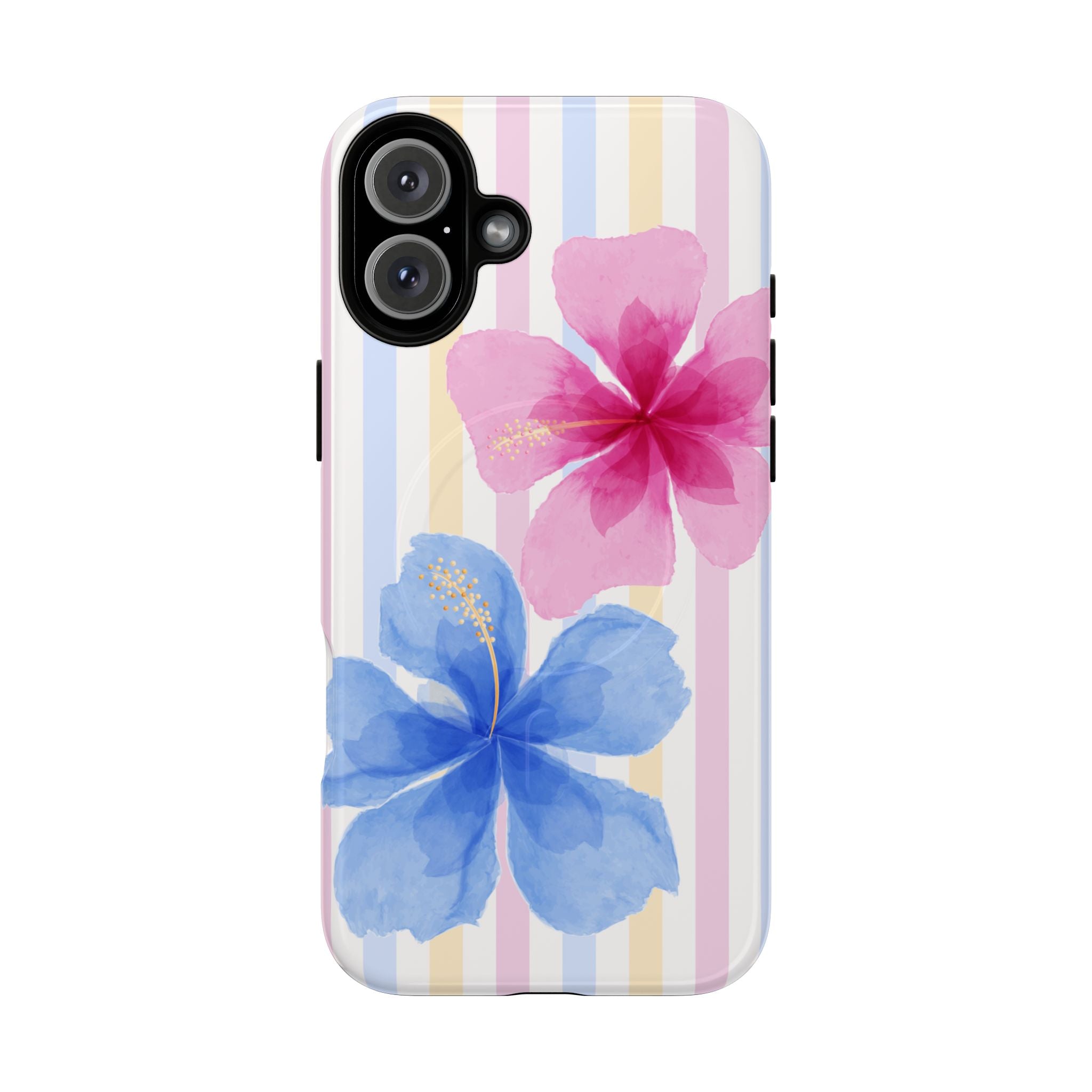 Floral Hibiscus iPhone Case – MagSafe Compatible