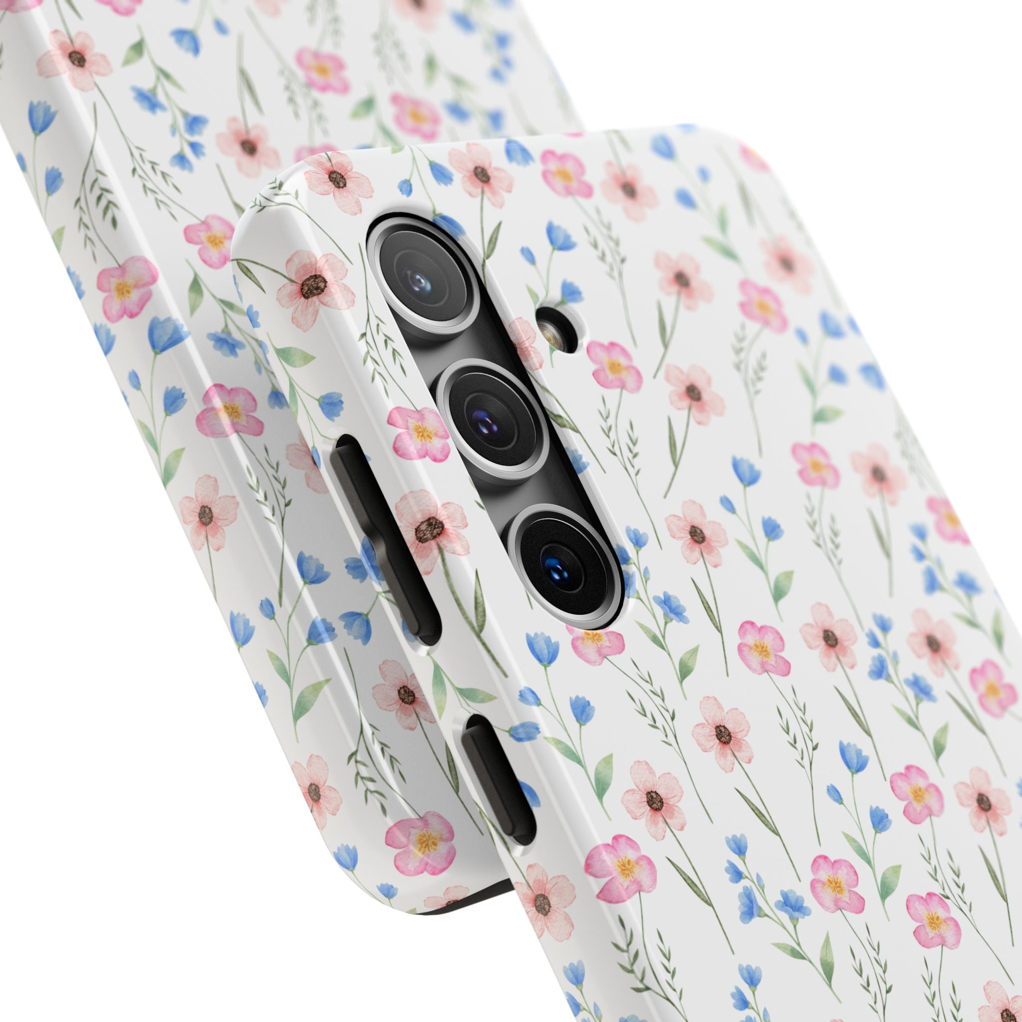 Wildflower Meadow Tough Samsung Case – Pastel Floral Protective Phone Cover