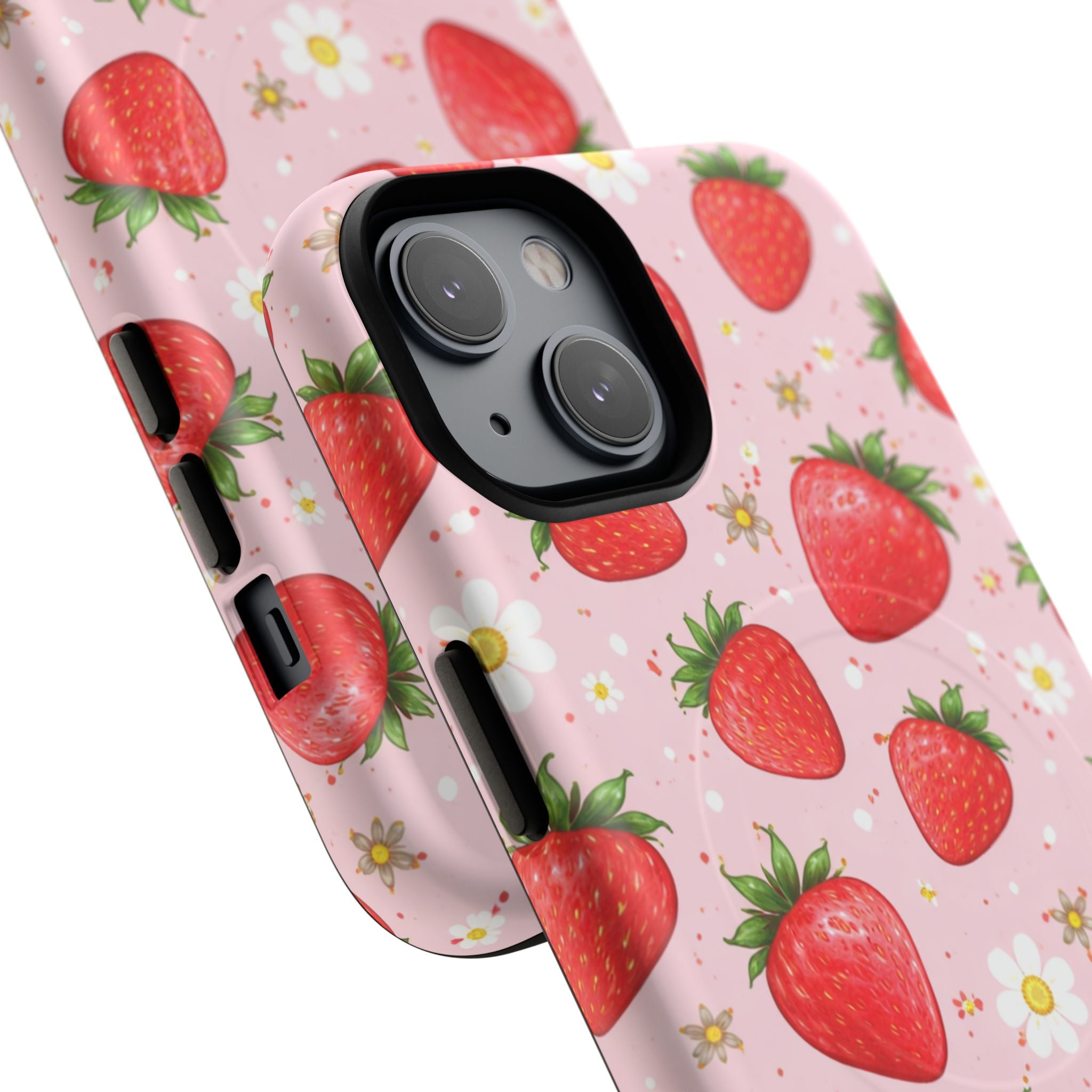 Strawberry iPhone Case – MagSafe Compatible