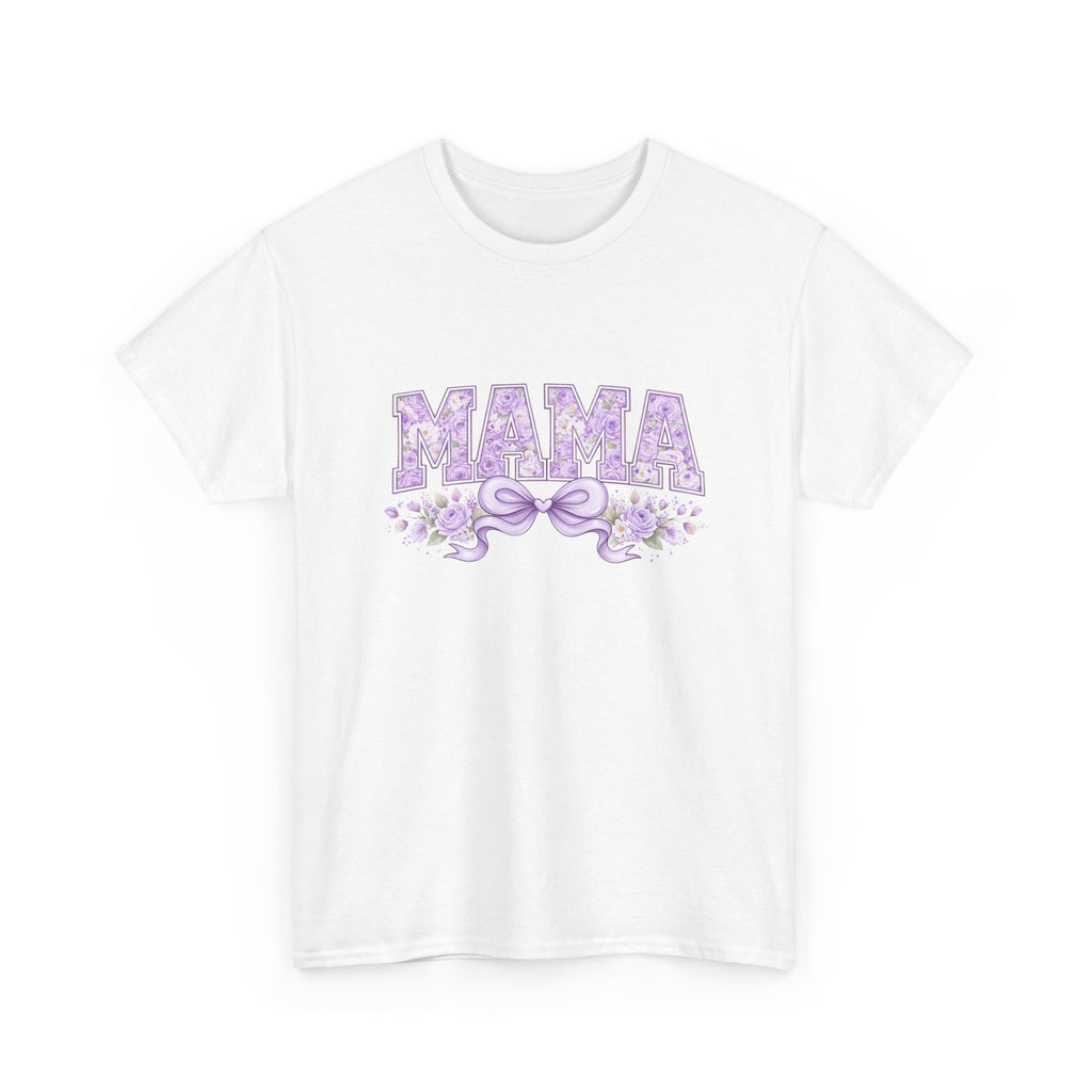 Mama Floral Tee — Lavender 'MAMA' Mother's Day Shirt