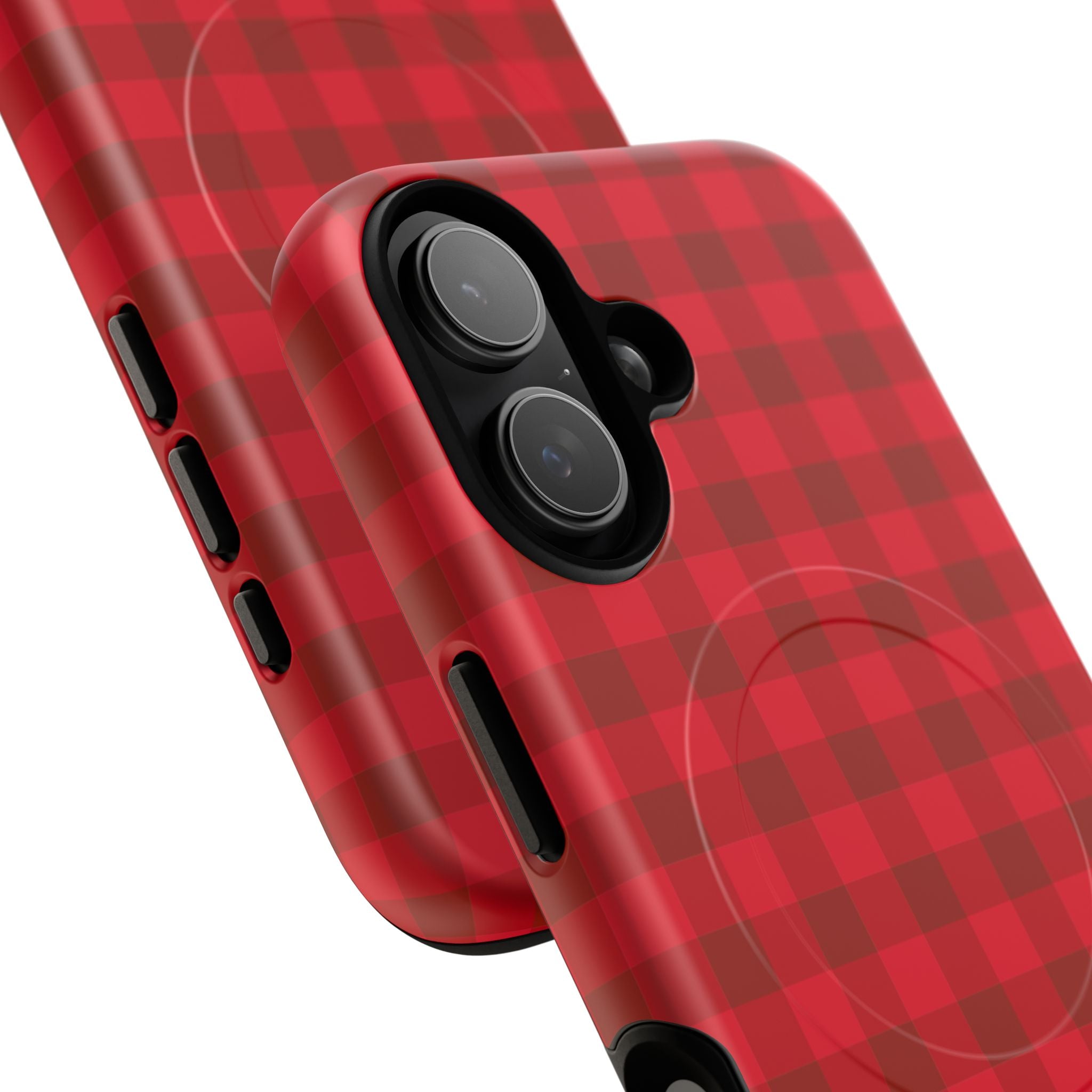 Red Buffalo Plaid iPhone Case – MagSafe Compatible
