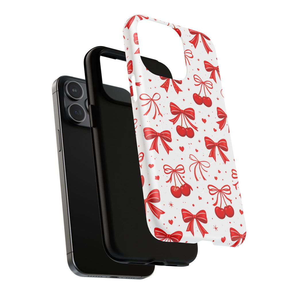 Cherry Bow iPhone Case – MagSafe Compatible