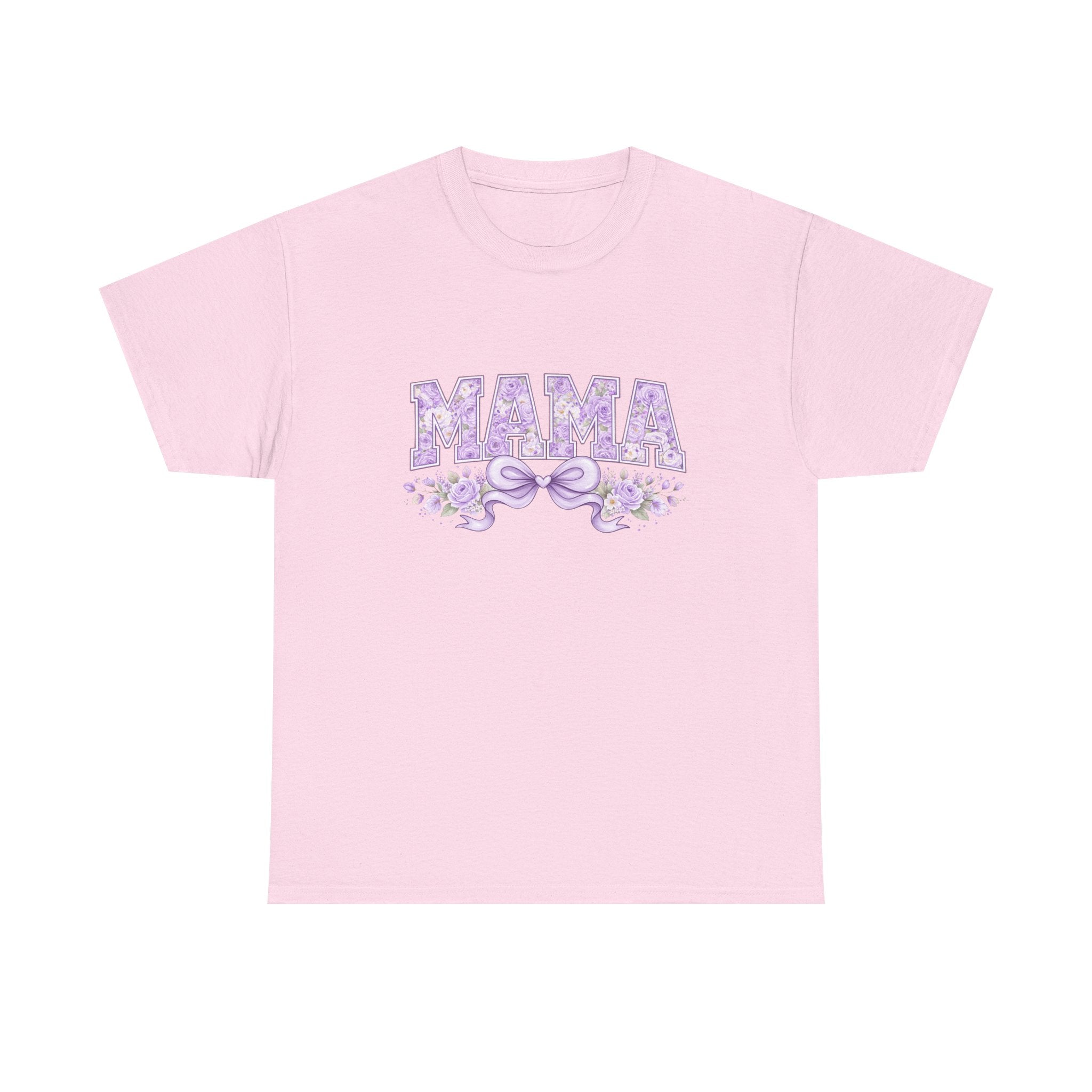 Mama Floral Tee — Lavender 'MAMA' Mother's Day Shirt