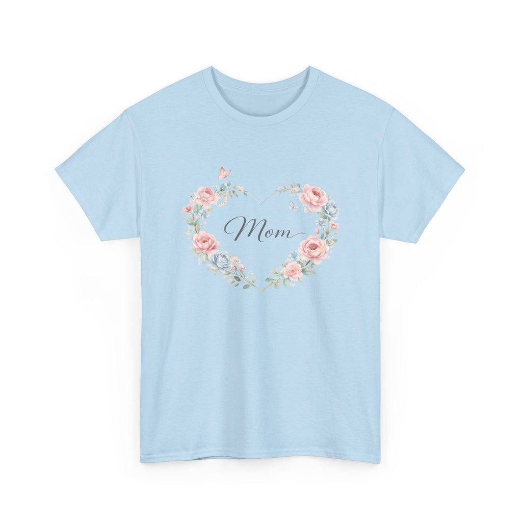 Mom Floral Heart T-Shirt — Mother’s Day Gift Tee