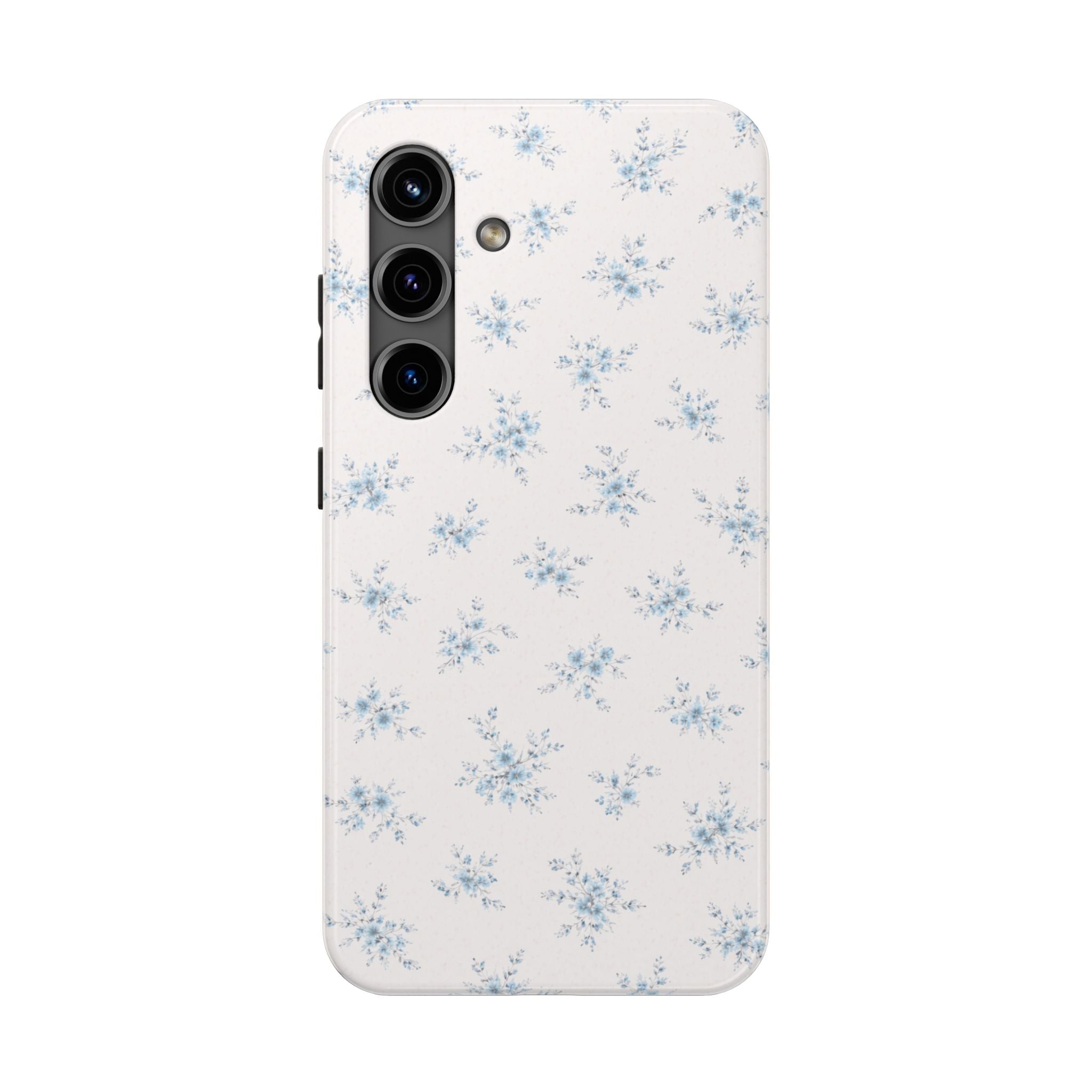 Blue Baby Breath Floral Phone Case  Samsung Galaxy| Tough Phone Cases