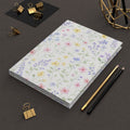 Watercolor Wildflower Pattern Journal | Floral Hardcover Notebook