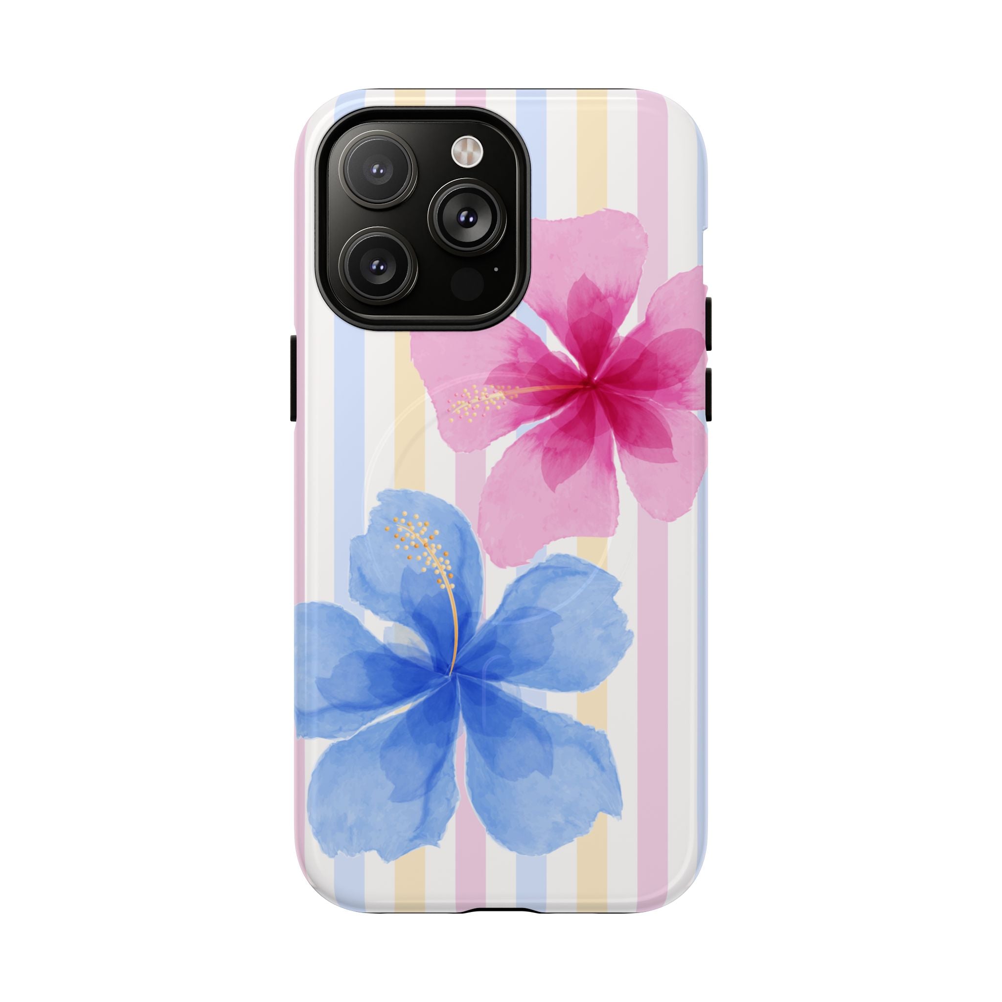 Floral Hibiscus iPhone Case – MagSafe Compatible
