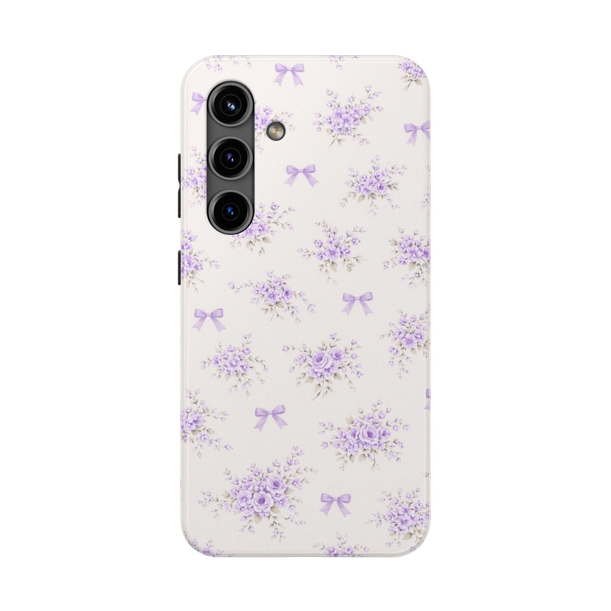 Lilac Floral Bouquet Samsung Galaxy  Phone Case | Tough Phone Case