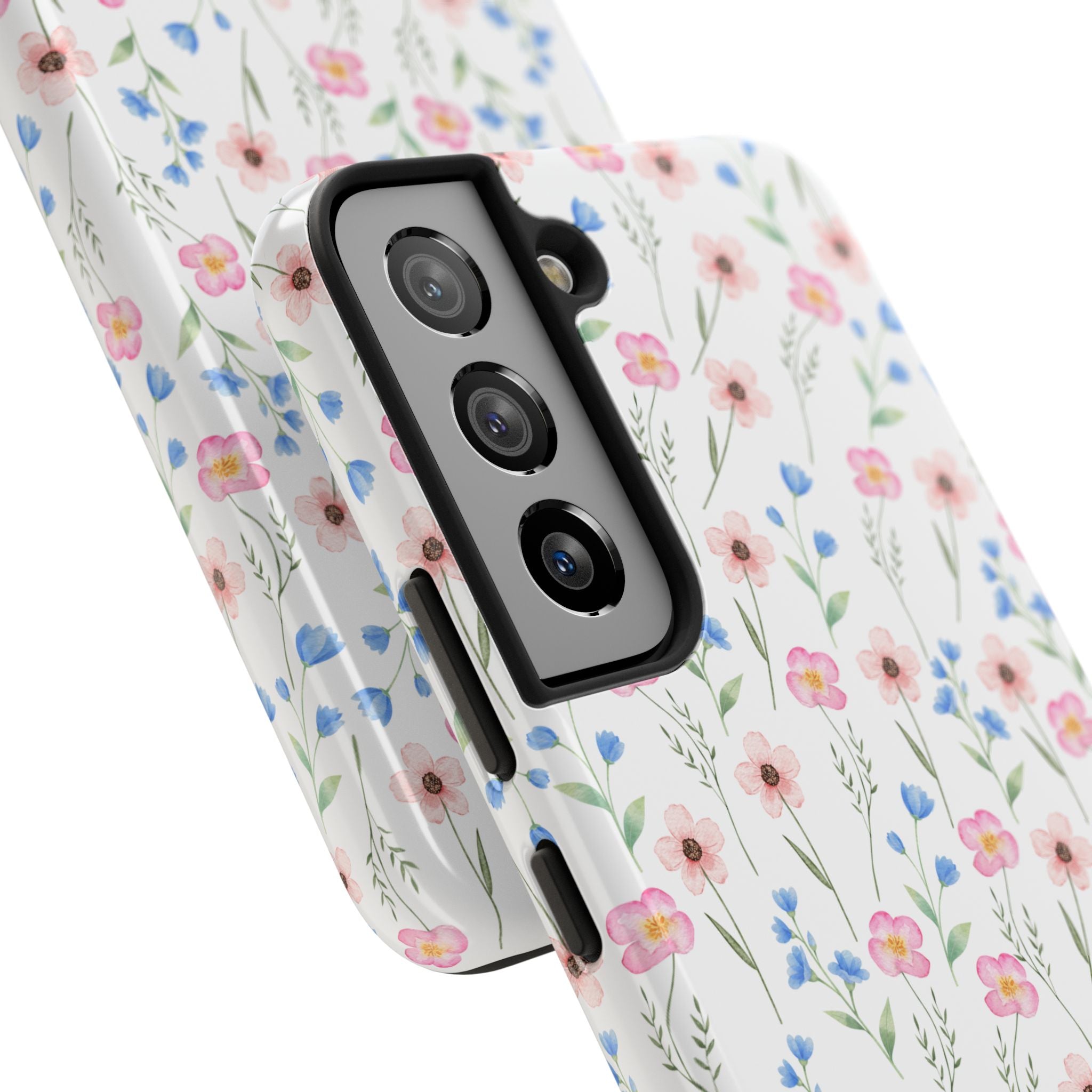Wildflower Meadow Tough Samsung Case – Pastel Floral Protective Phone Cover