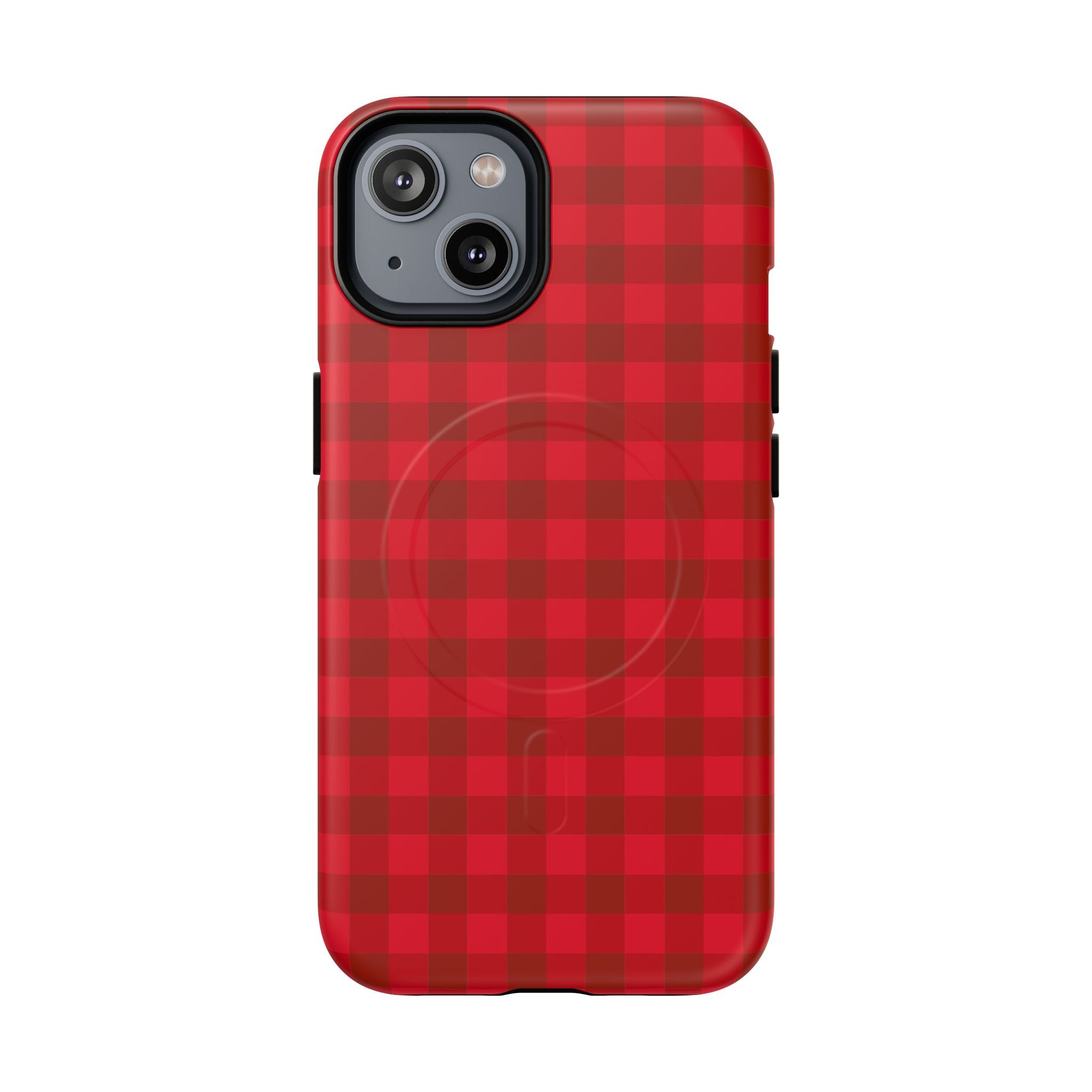 Red Buffalo Plaid iPhone Case – MagSafe Compatible