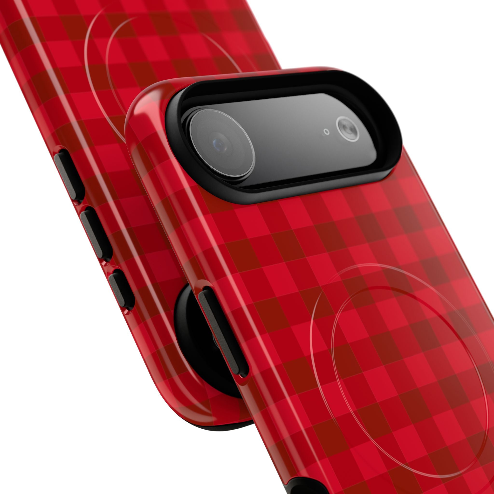 Red Buffalo Plaid iPhone Case – MagSafe Compatible
