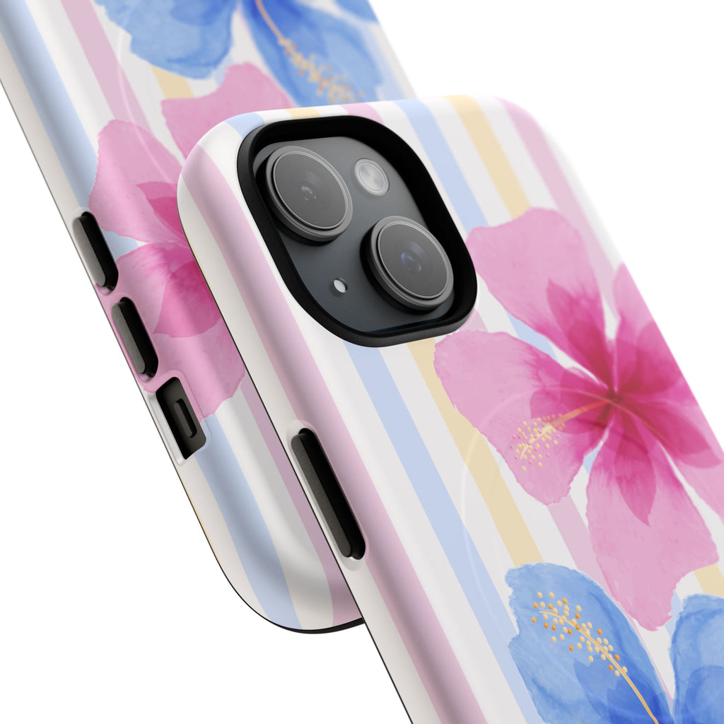 Floral Hibiscus iPhone Case – MagSafe Compatible