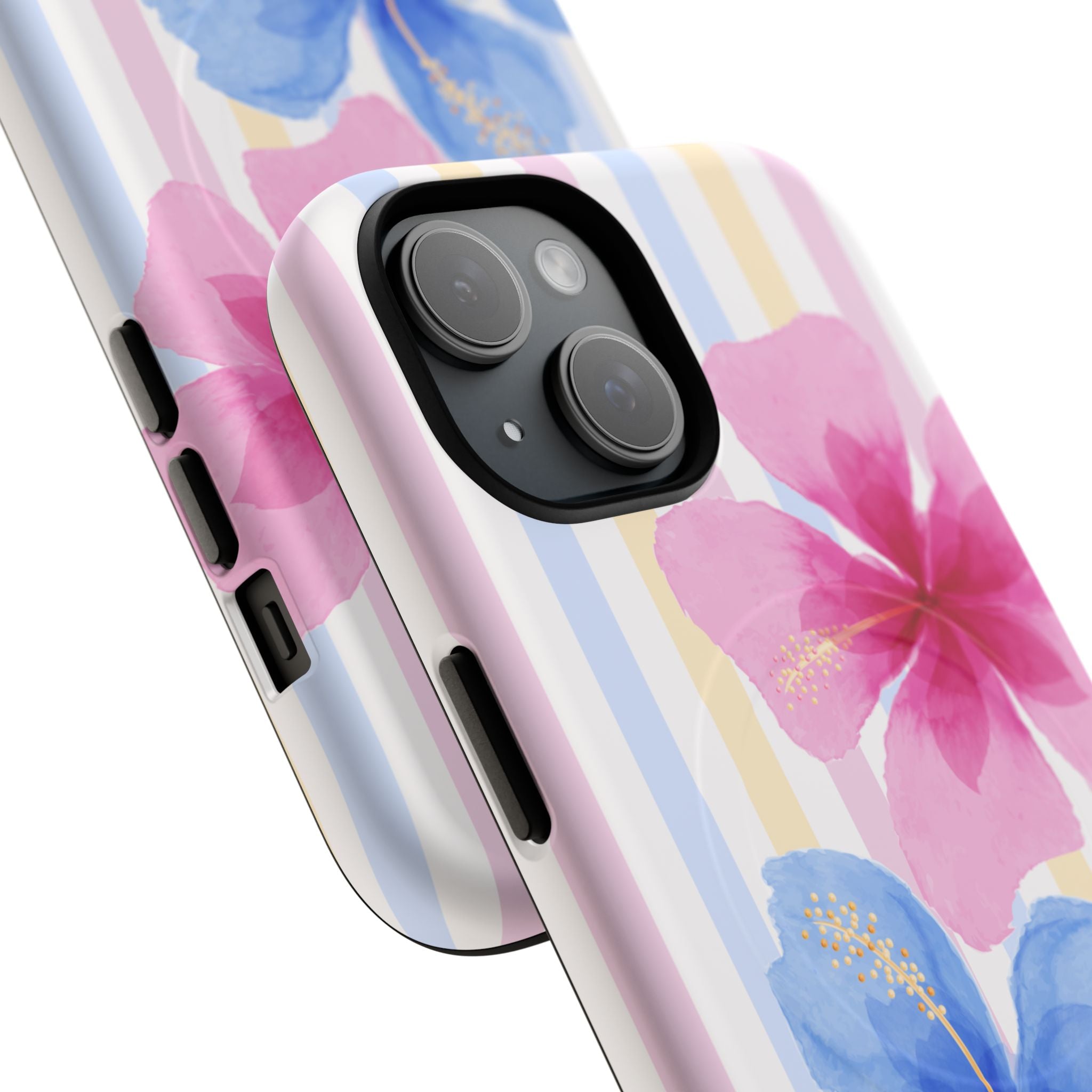 Floral Hibiscus iPhone Case – MagSafe Compatible