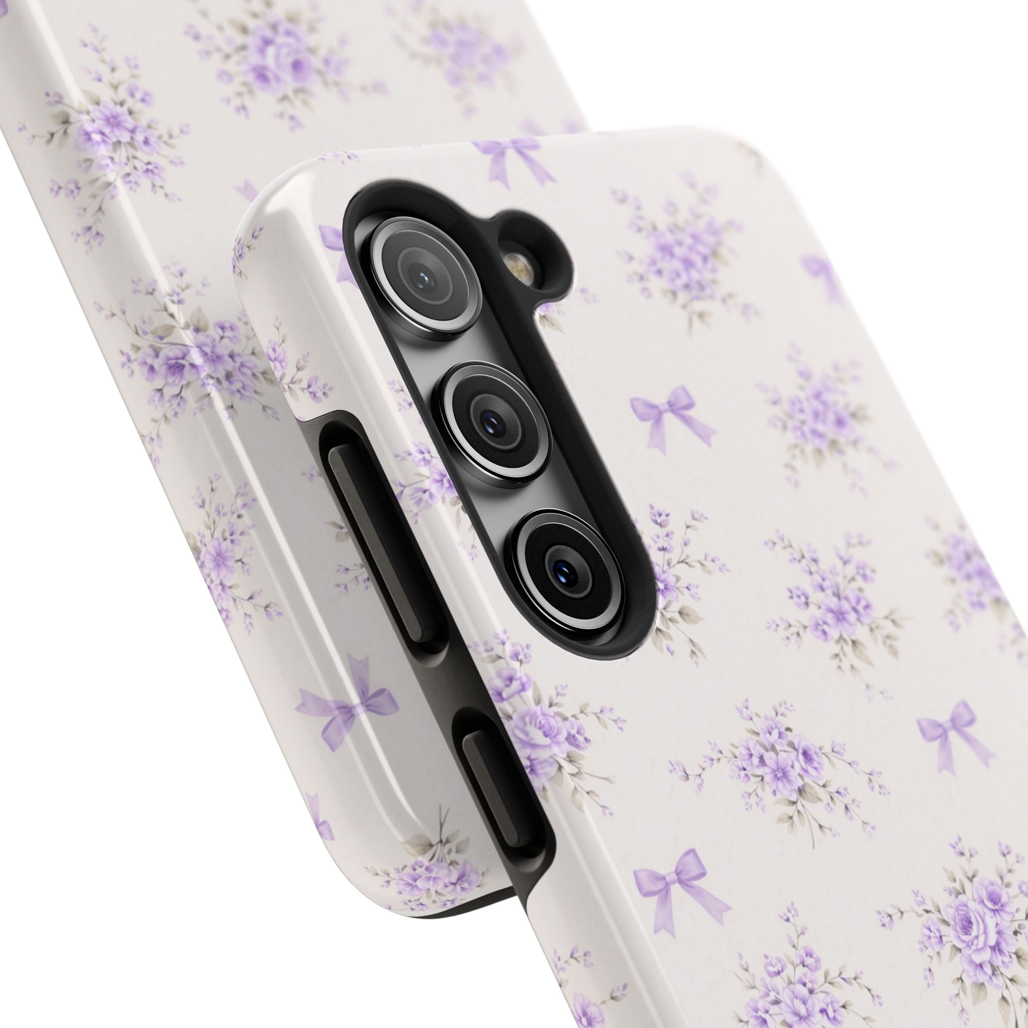 Lilac Floral Bouquet Samsung Galaxy  Phone Case | Tough Phone Case