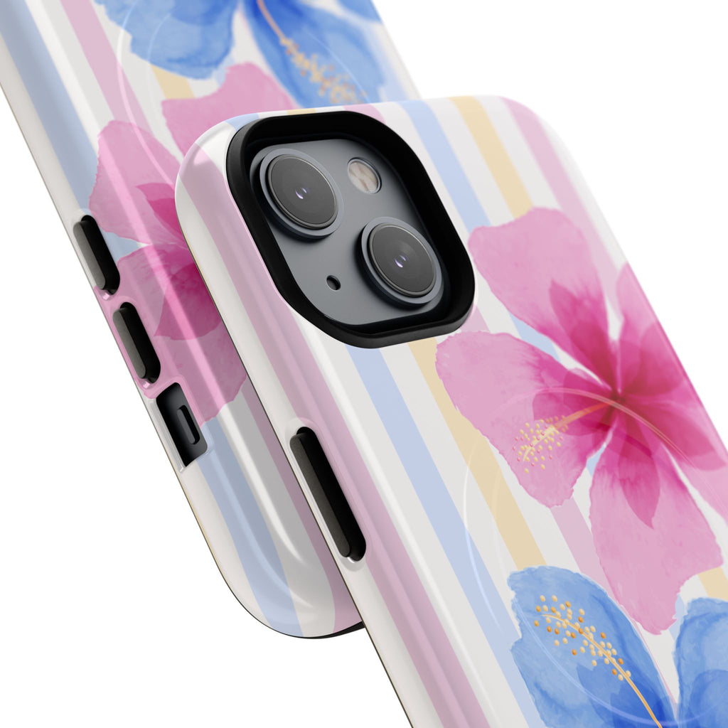 Floral Hibiscus iPhone Case – MagSafe Compatible