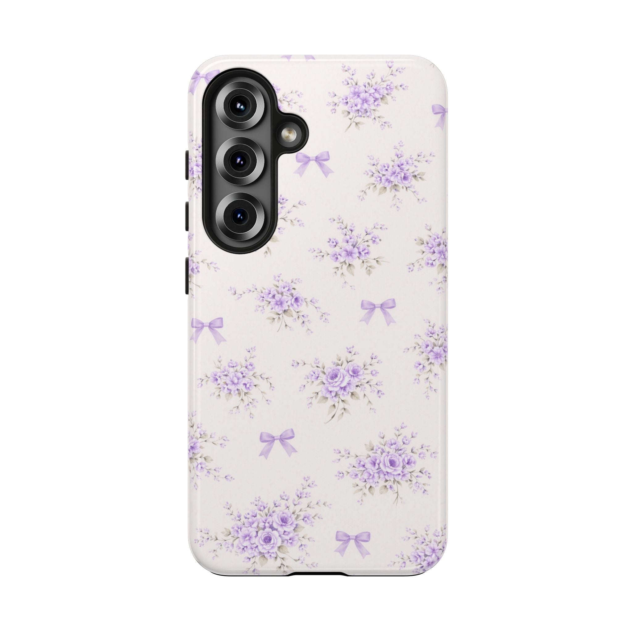 Lilac Floral Bouquet Samsung Galaxy  Phone Case | Tough Phone Case
