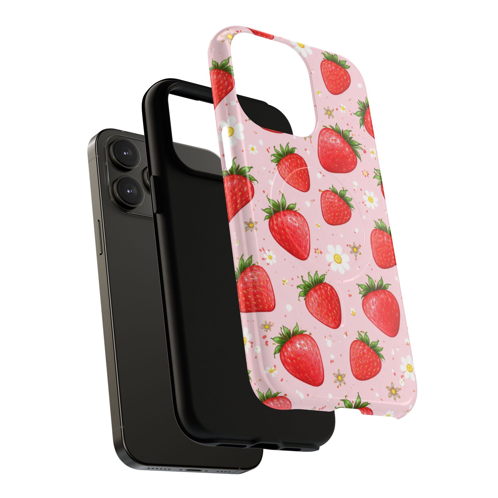 Strawberry iPhone Case – MagSafe Compatible