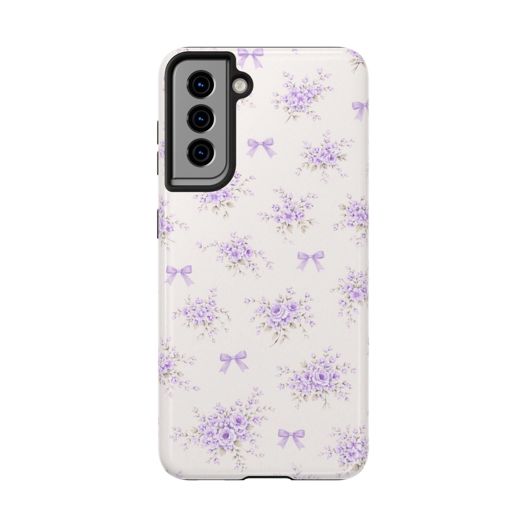 Lilac Floral Bouquet Samsung Galaxy  Phone Case | Tough Phone Case