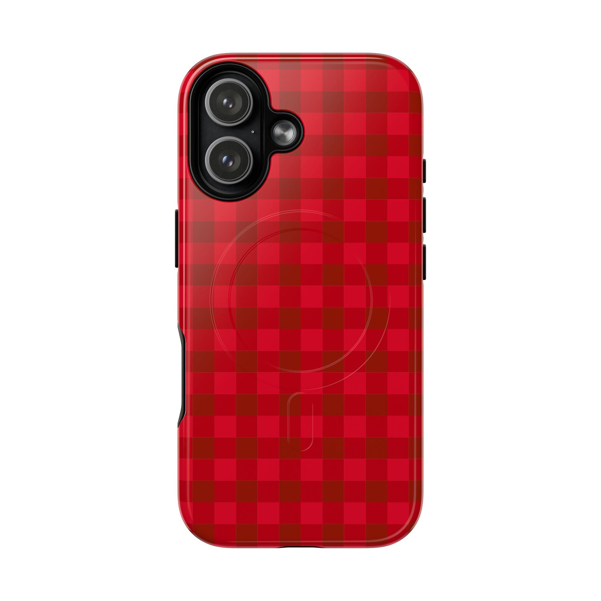 Red Buffalo Plaid iPhone Case – MagSafe Compatible