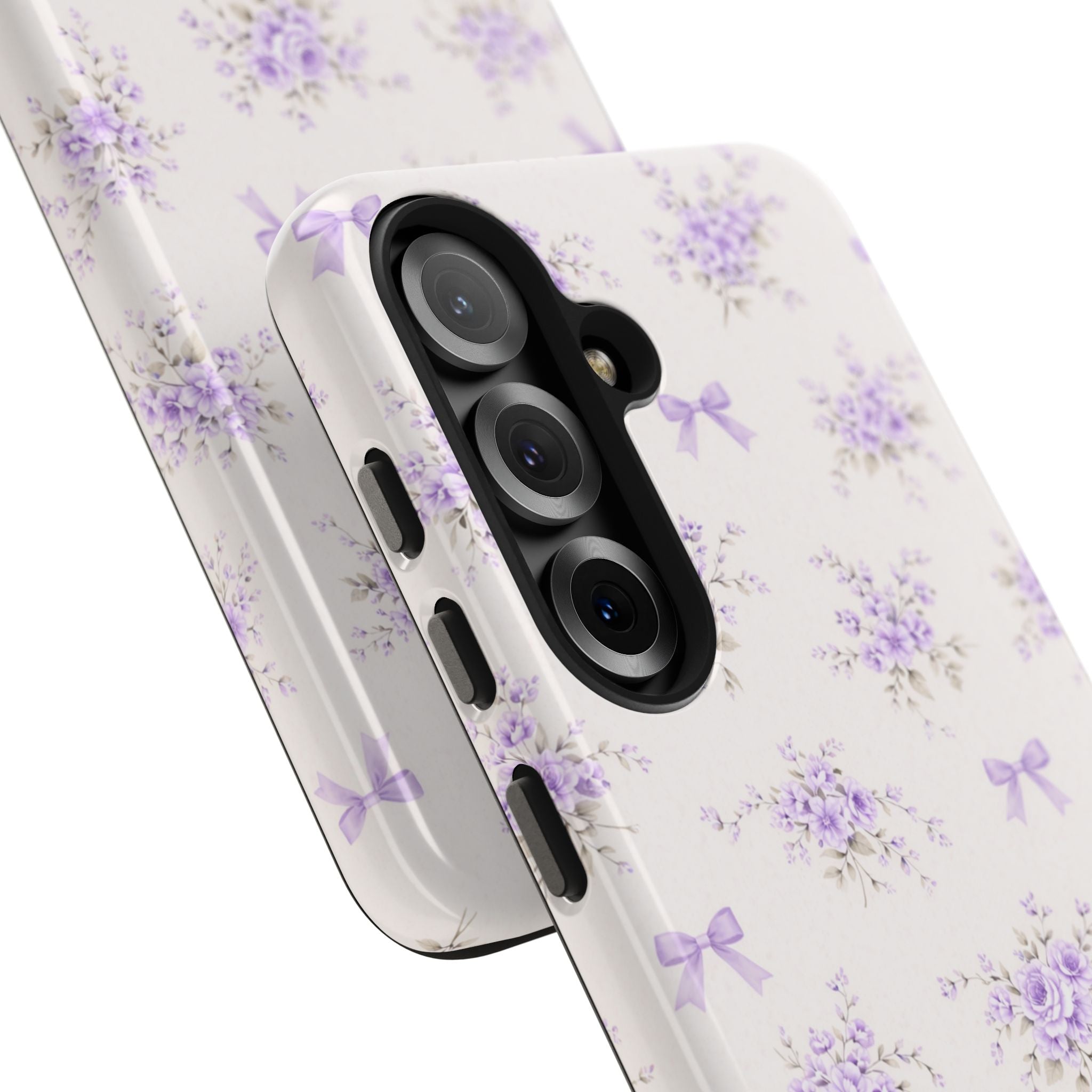 Lilac Floral Bouquet Samsung Galaxy  Phone Case | Tough Phone Case