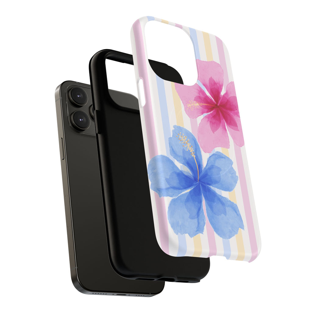 Floral Hibiscus iPhone Case – MagSafe Compatible