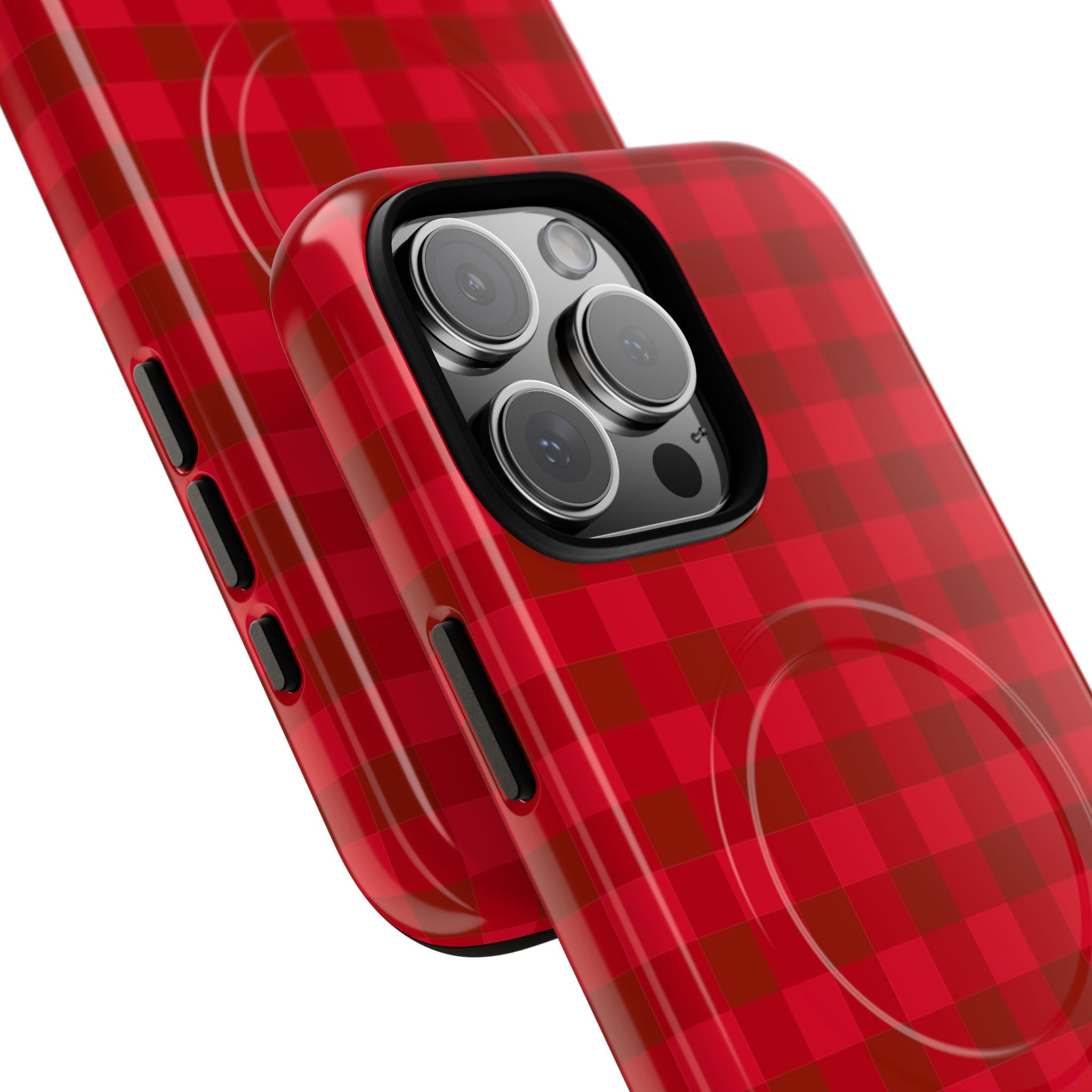 Red Buffalo Plaid iPhone Case – MagSafe Compatible