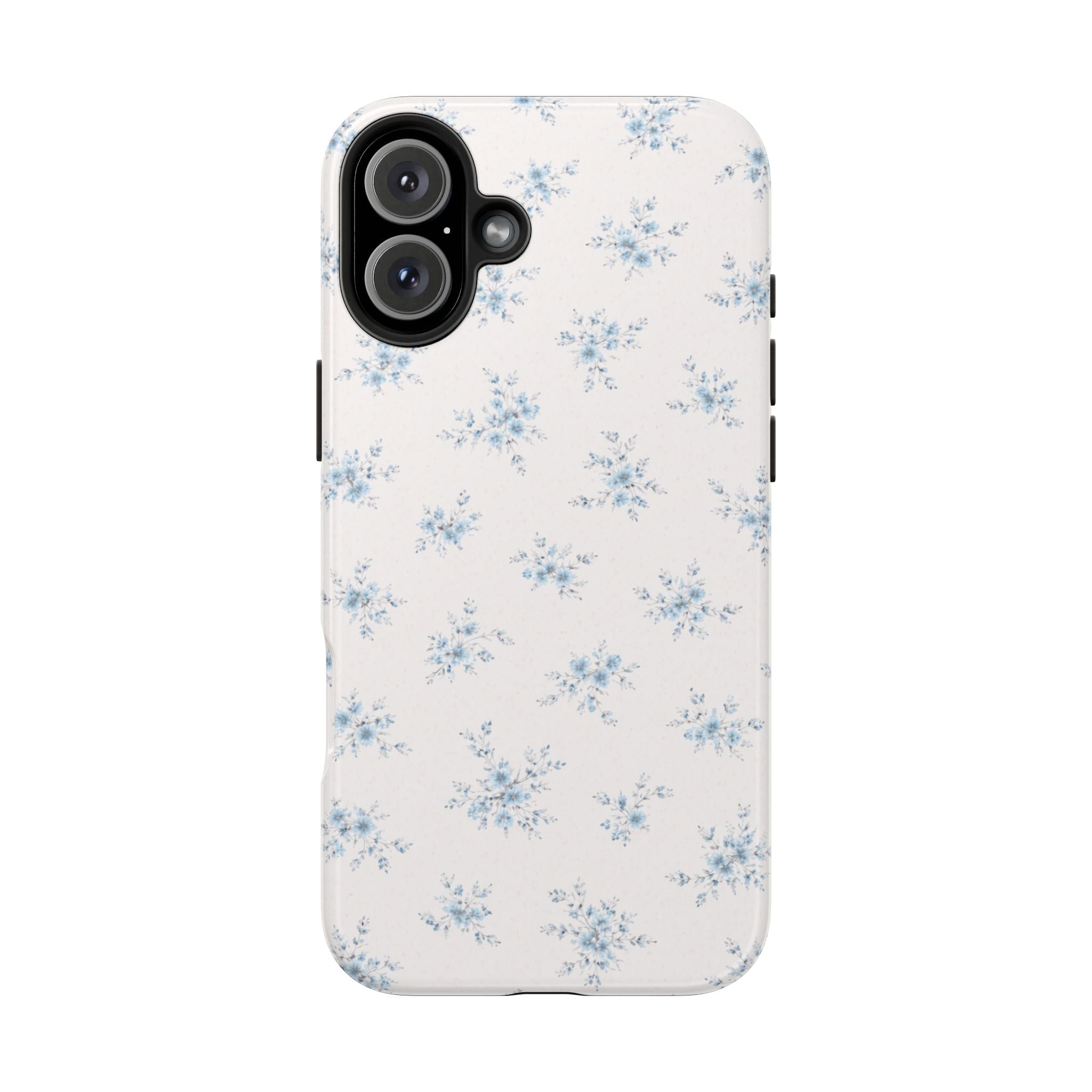 Blue Floral Sprig iPhone Case | Tough Phone Case