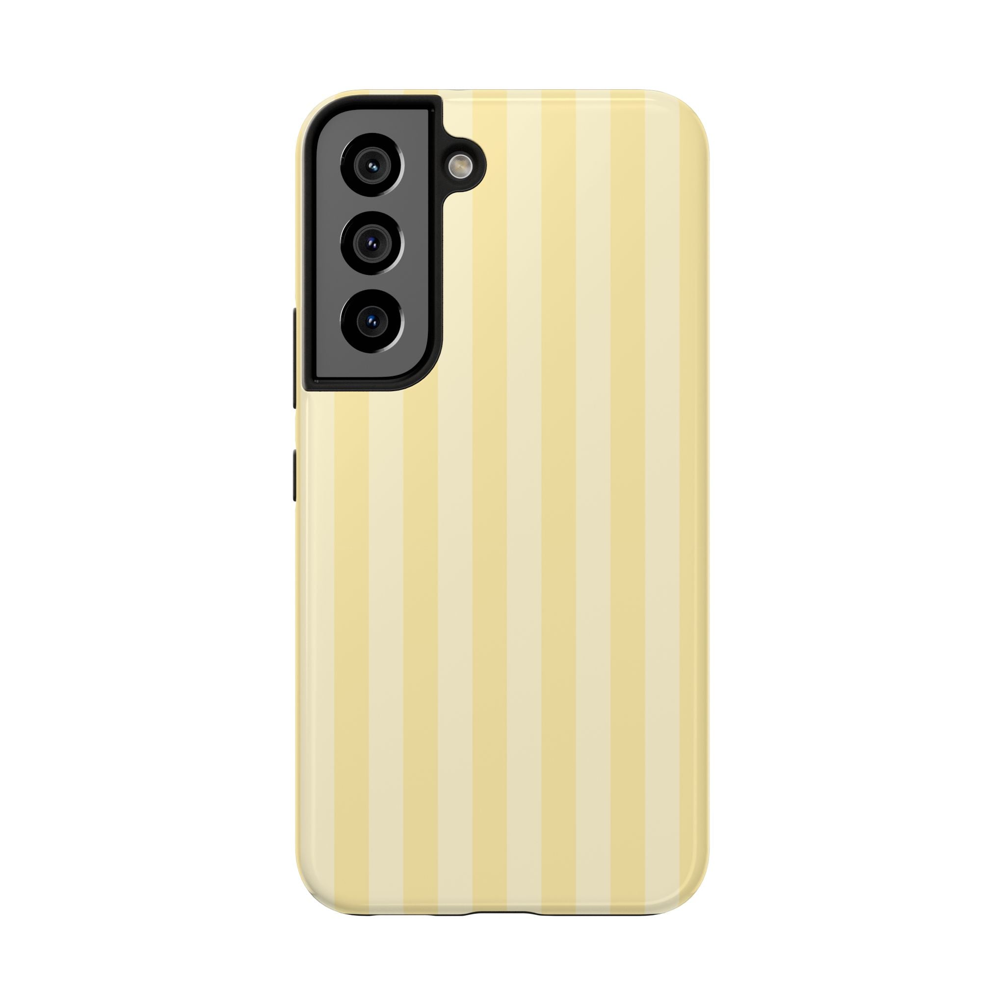 Butter Yellow Stripe Samsung Case – Slim Protective Hard-Shell Cover