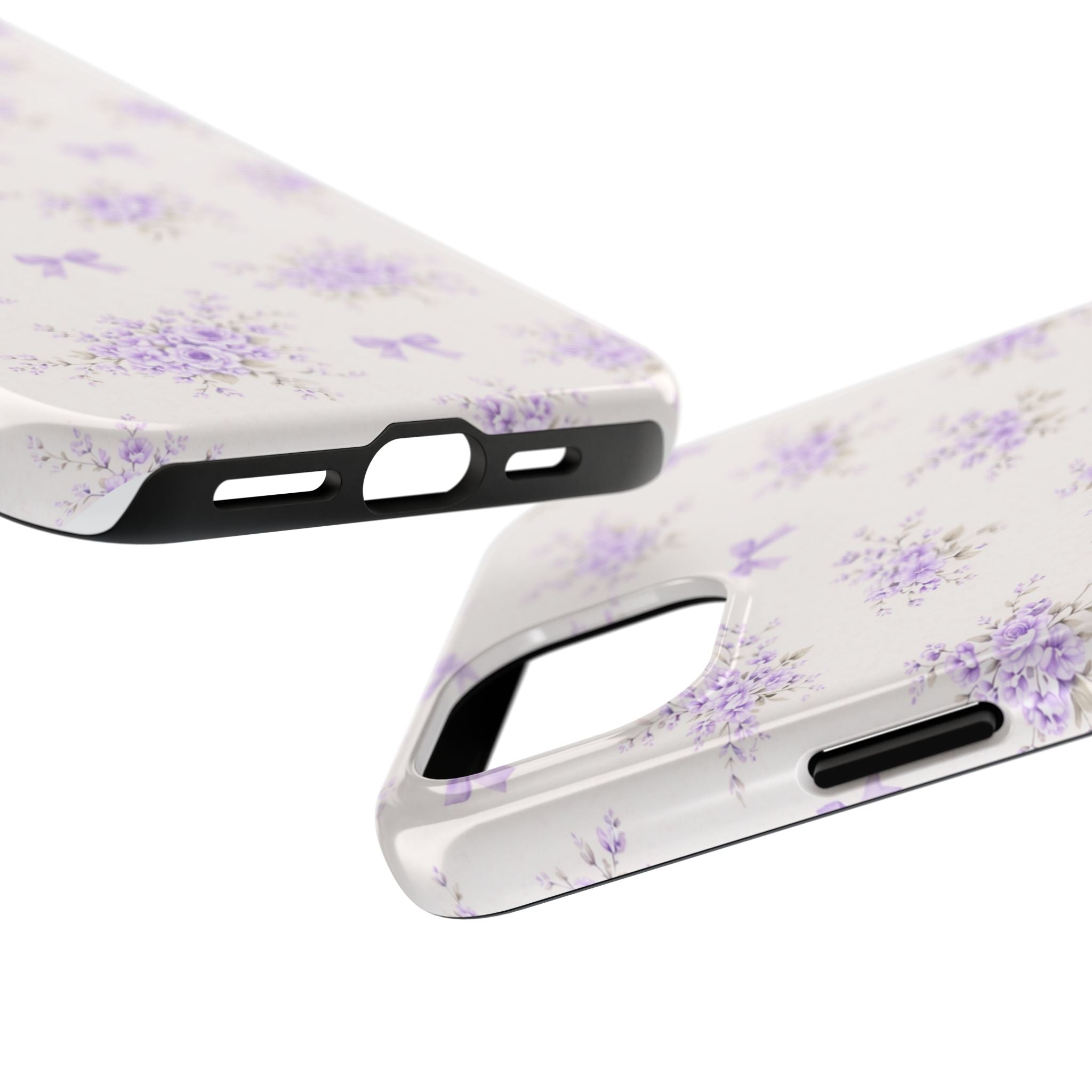Lavender Floral Bouquet iPhone Case | Tough Phone Case