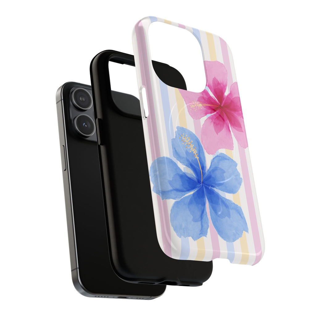 Floral Hibiscus iPhone Case – MagSafe Compatible